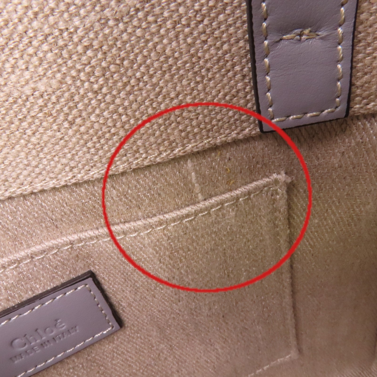 Chloe 帆布Woody Small手挽肩背兩用袋