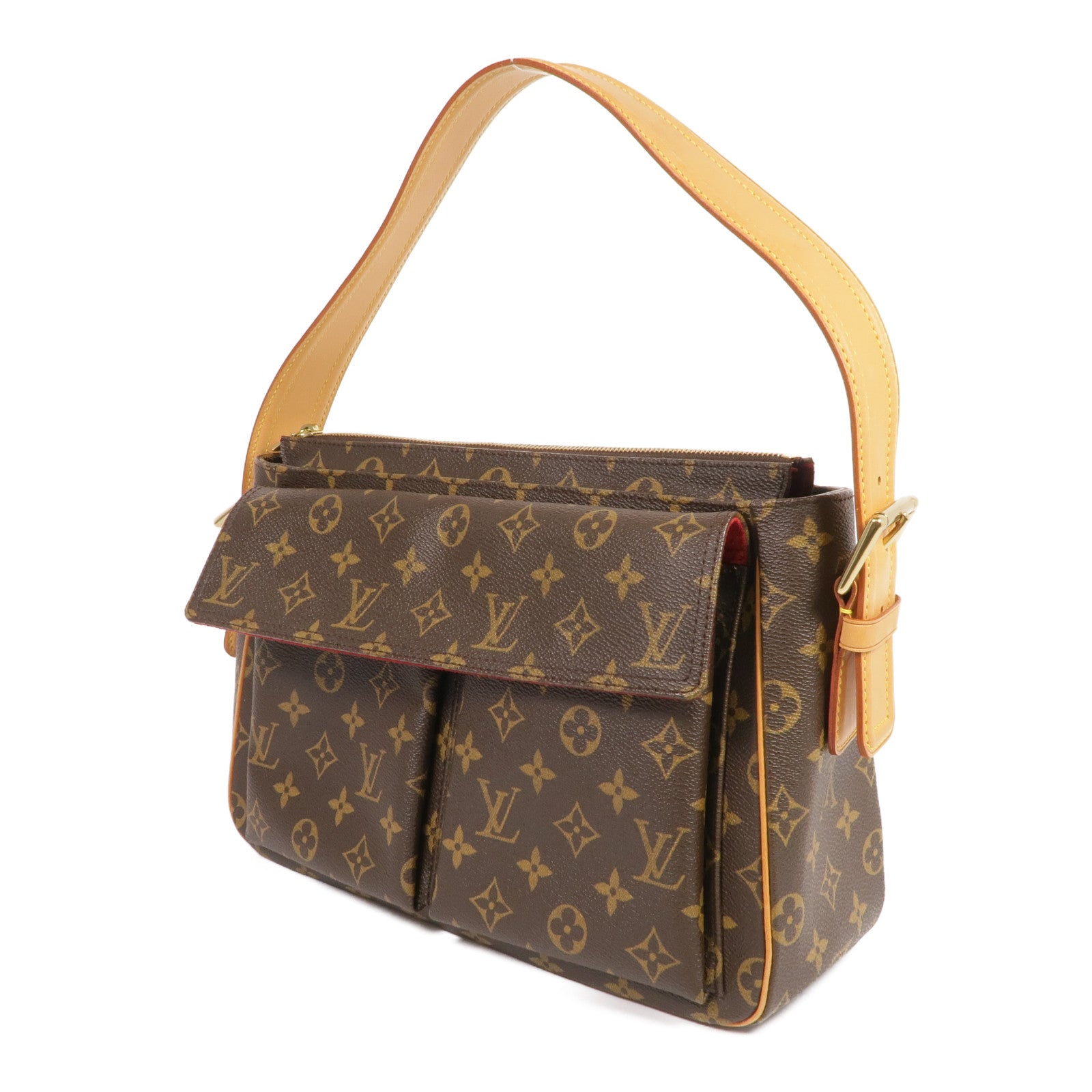 LOUIS VUITTON Monogram Viva Cite GM金扣肩背袋
