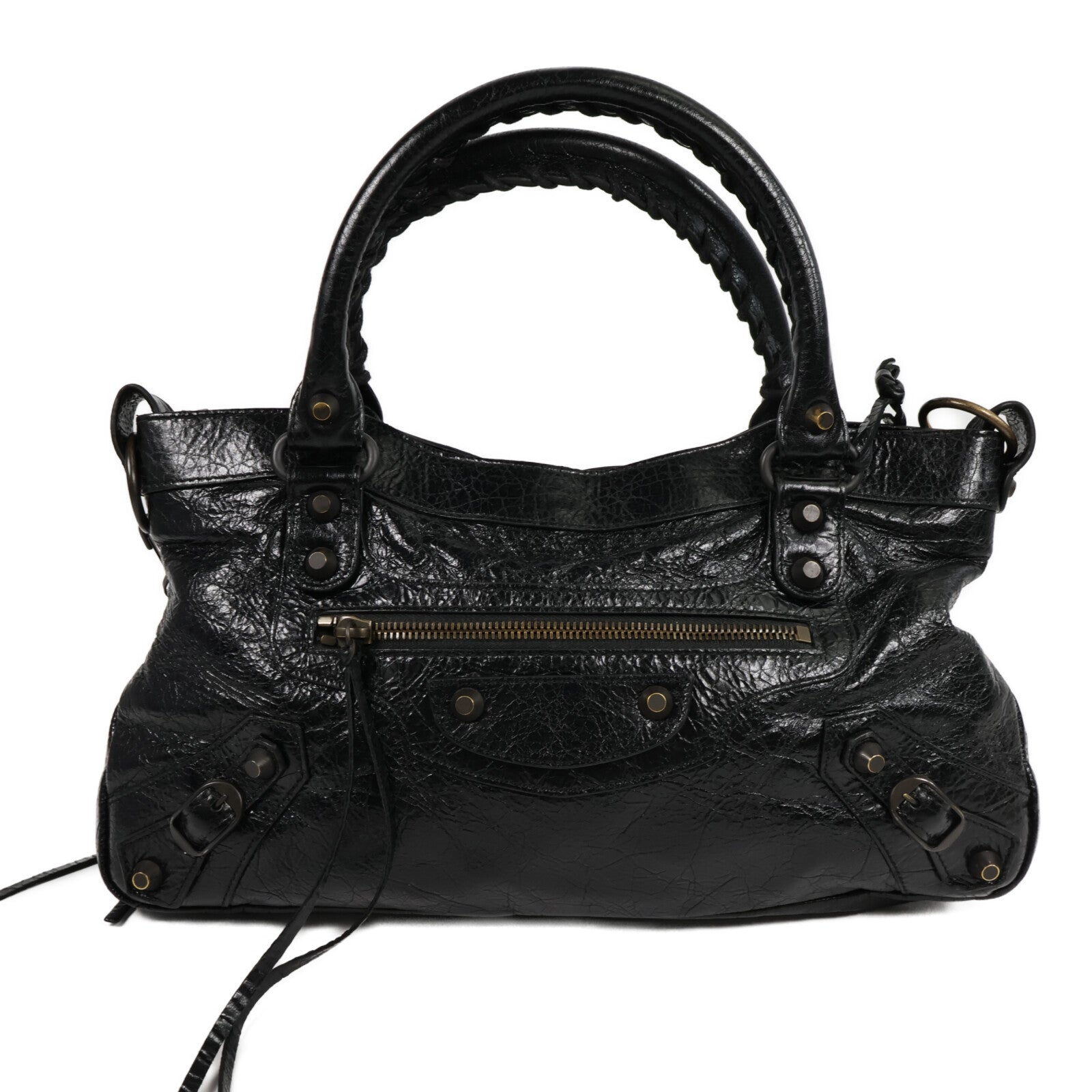 BALENCIAGA 羊皮皮革Le City First手挽肩背兩用袋