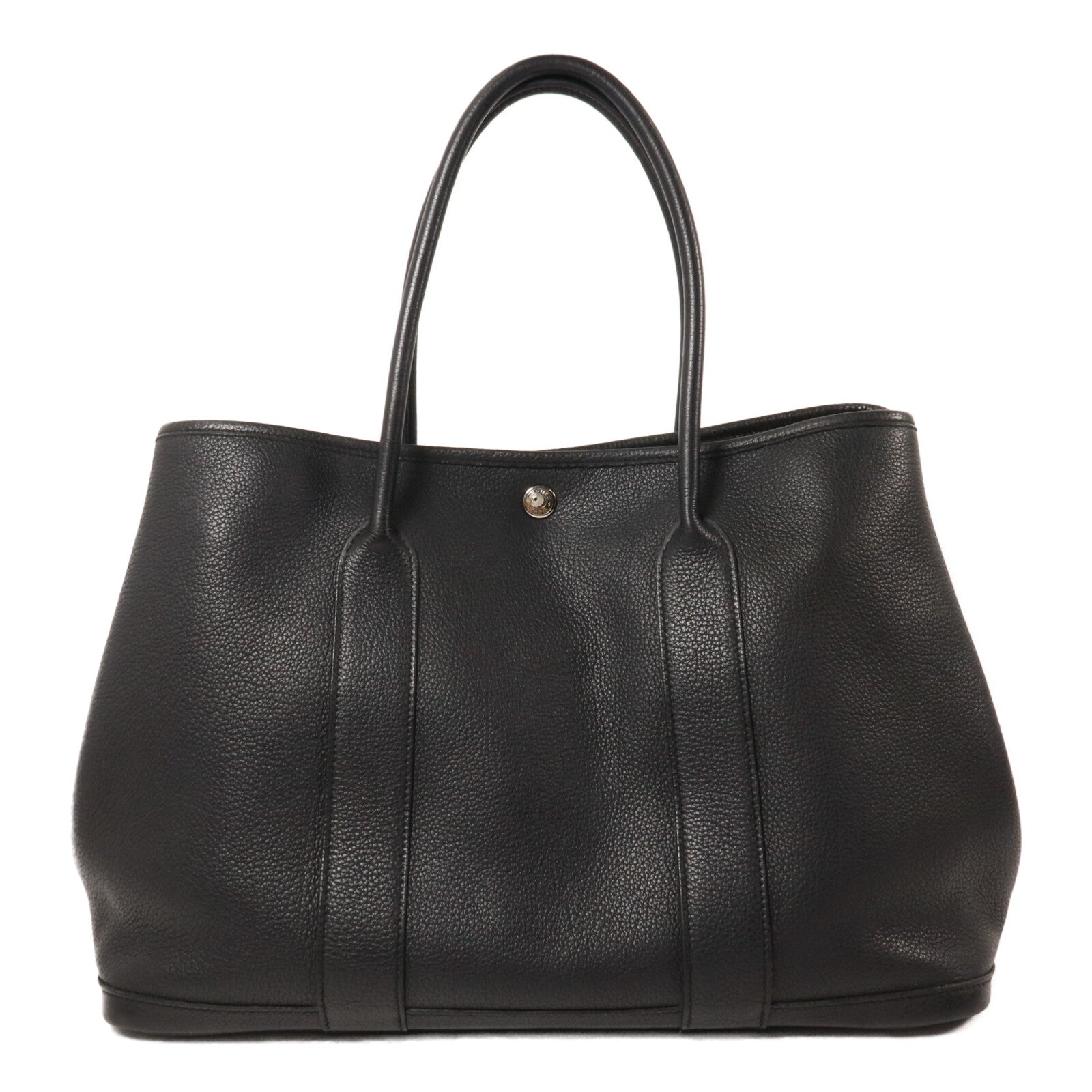 HERMES Negonda皮革Garden Party PM手挽袋Noir