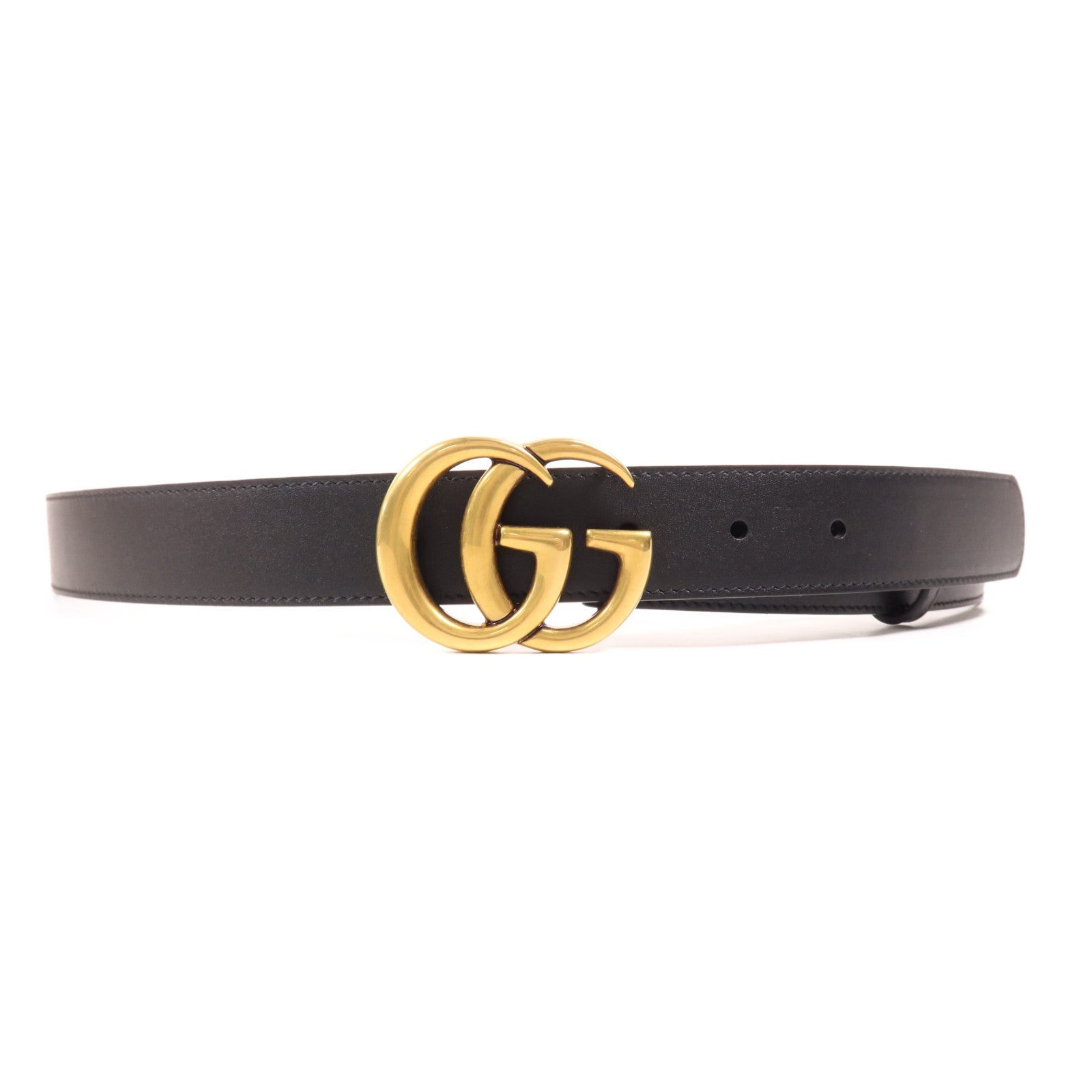 GUCCI 牛皮皮革Belt金扣皮帶