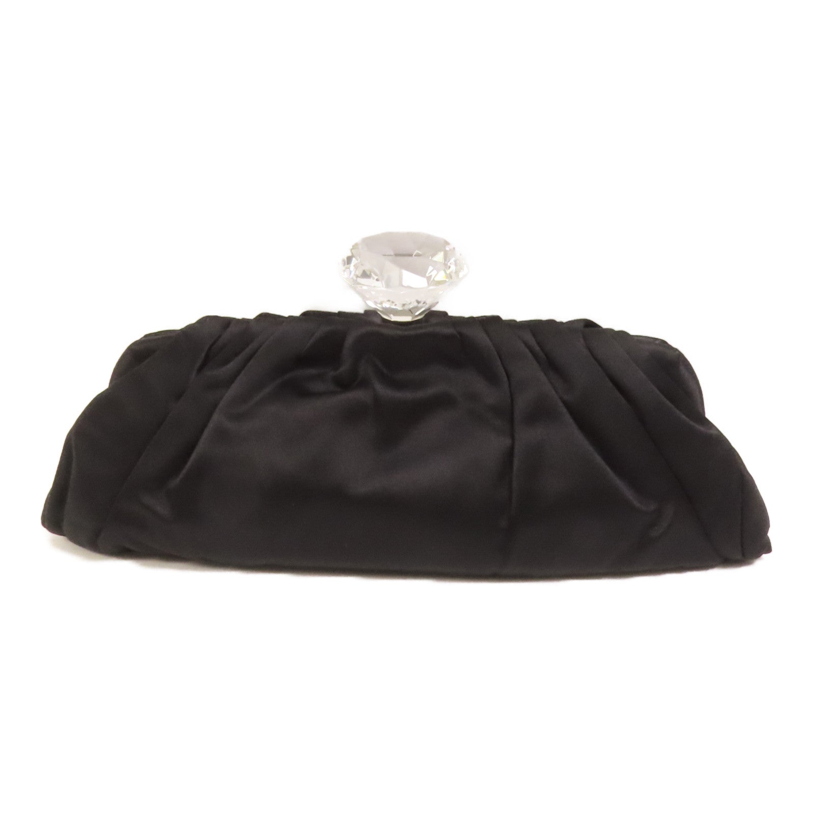 CHANEL Satin Vintage Handbag銀扣手挽袋