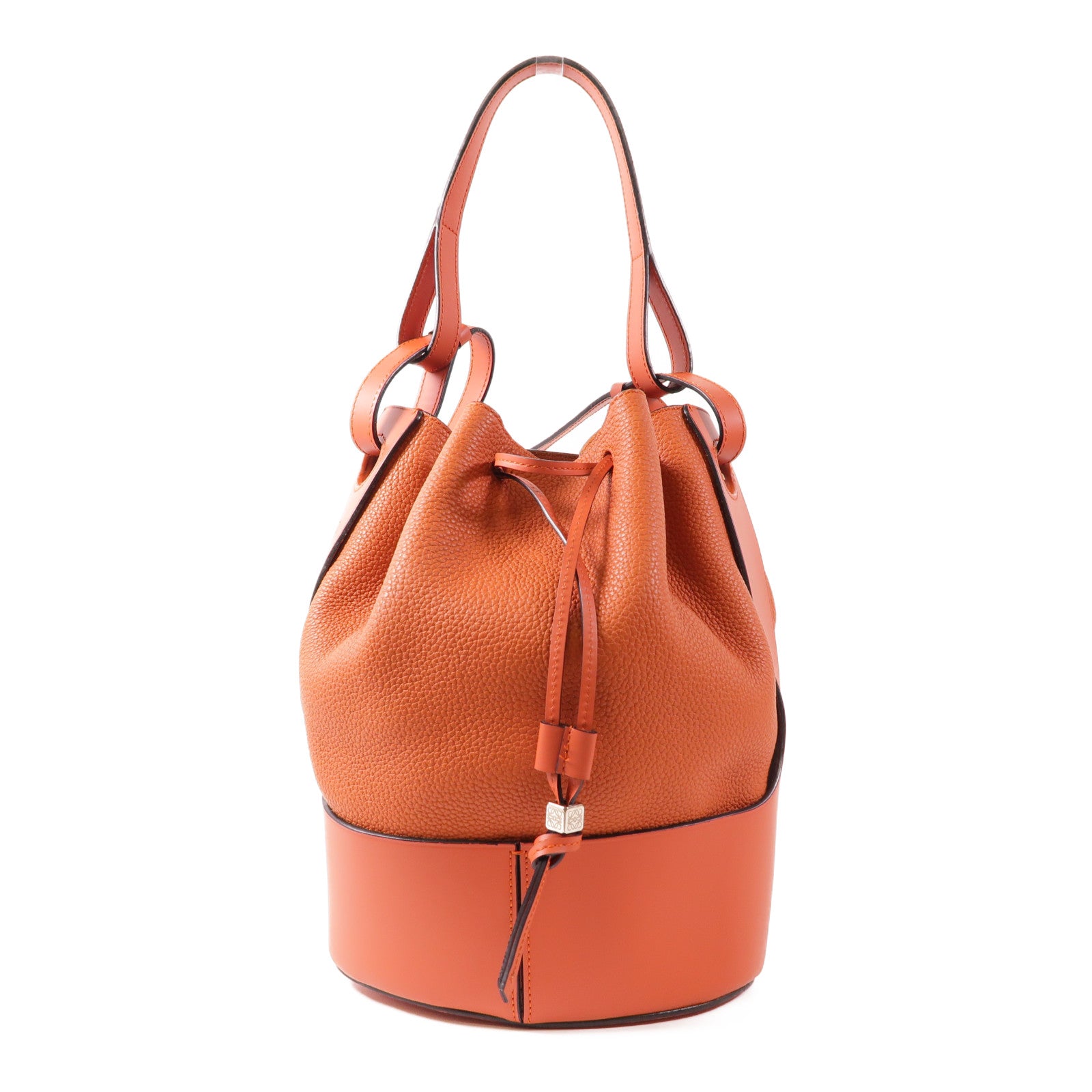 LOEWE 牛皮皮革Balloon Medium金扣手挽肩背兩用袋