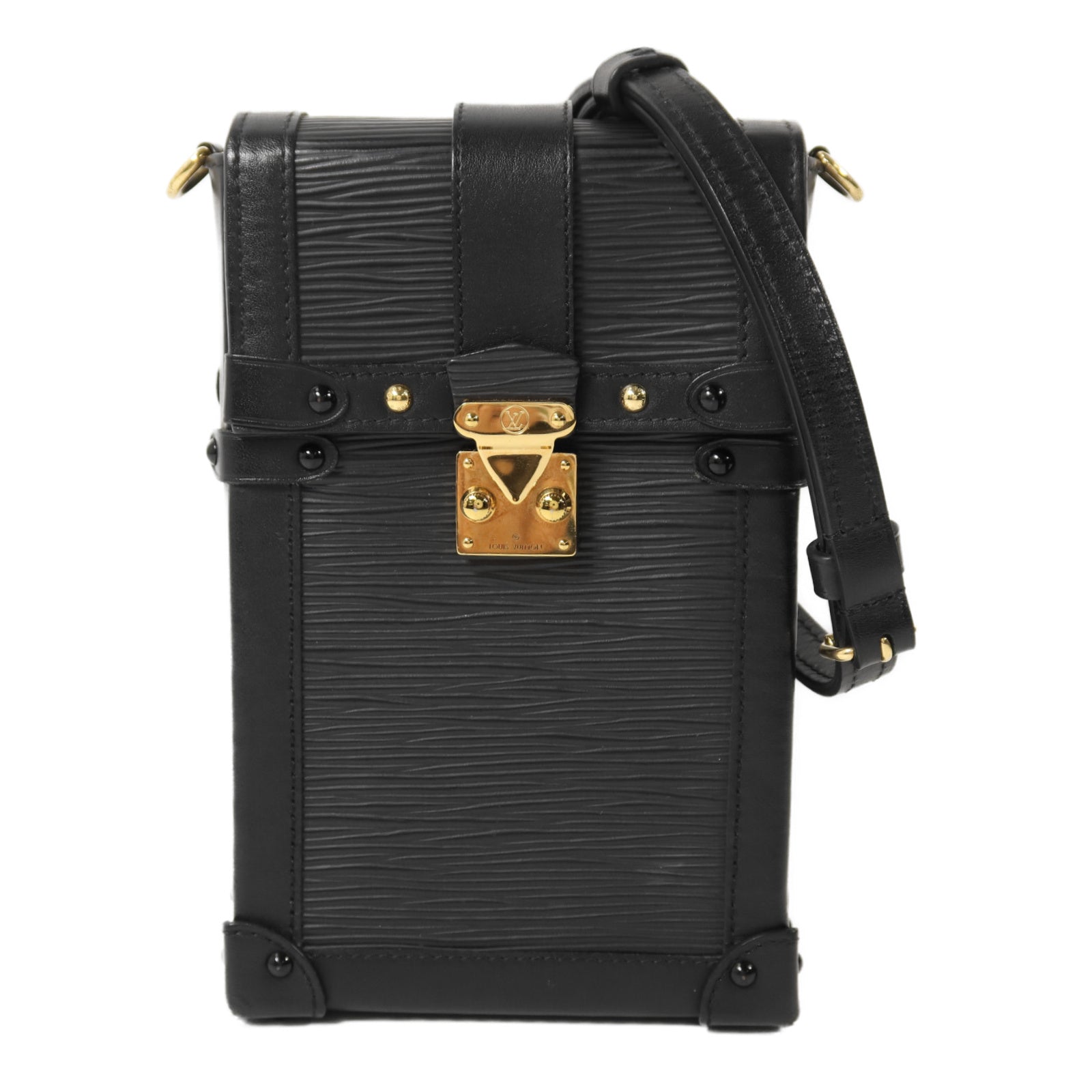 LOUIS VUITTON Epi Pochette Trunk Verticale鏈帶肩背袋