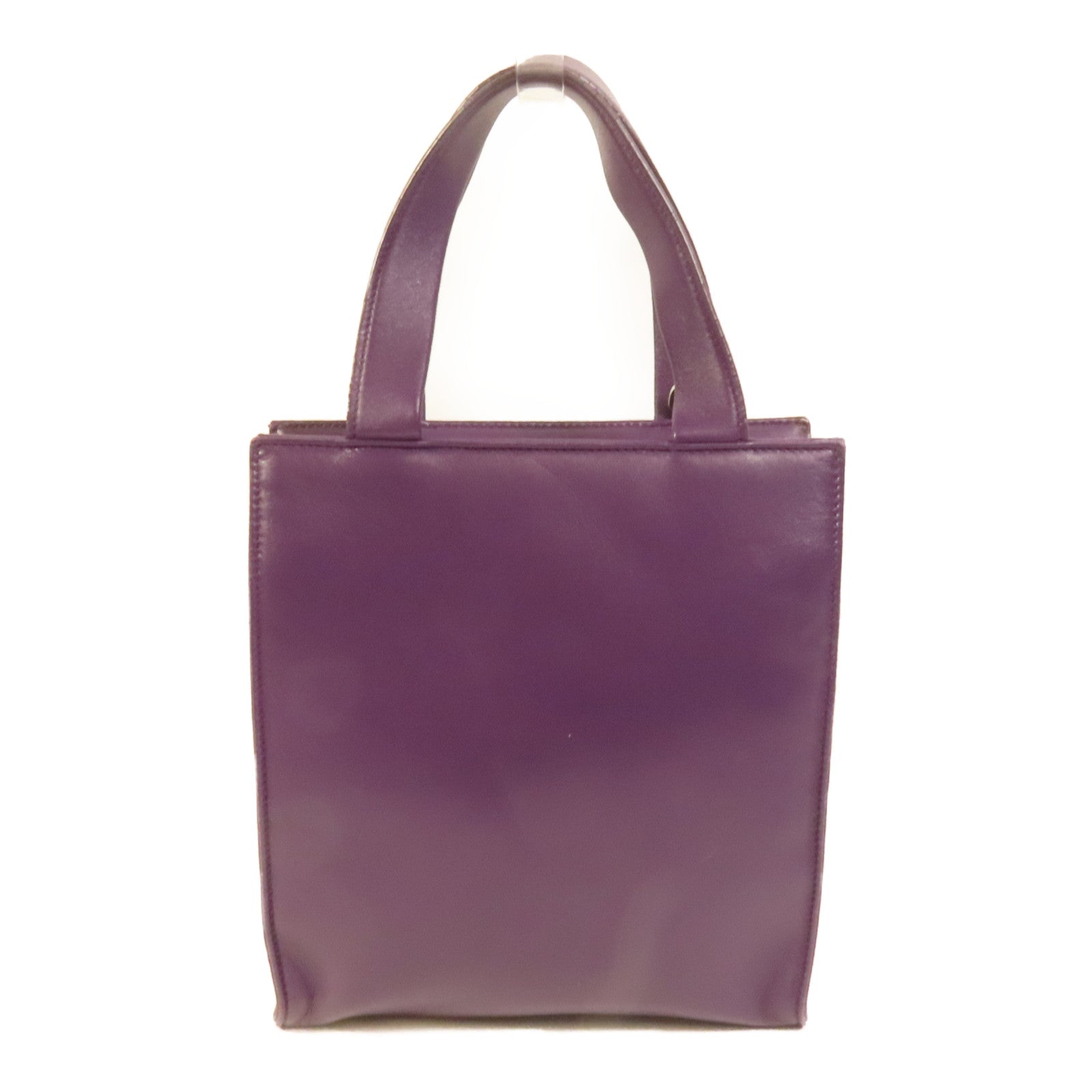 PRADA 羊皮皮革2 Way Shoulder銀扣手挽肩背兩用袋