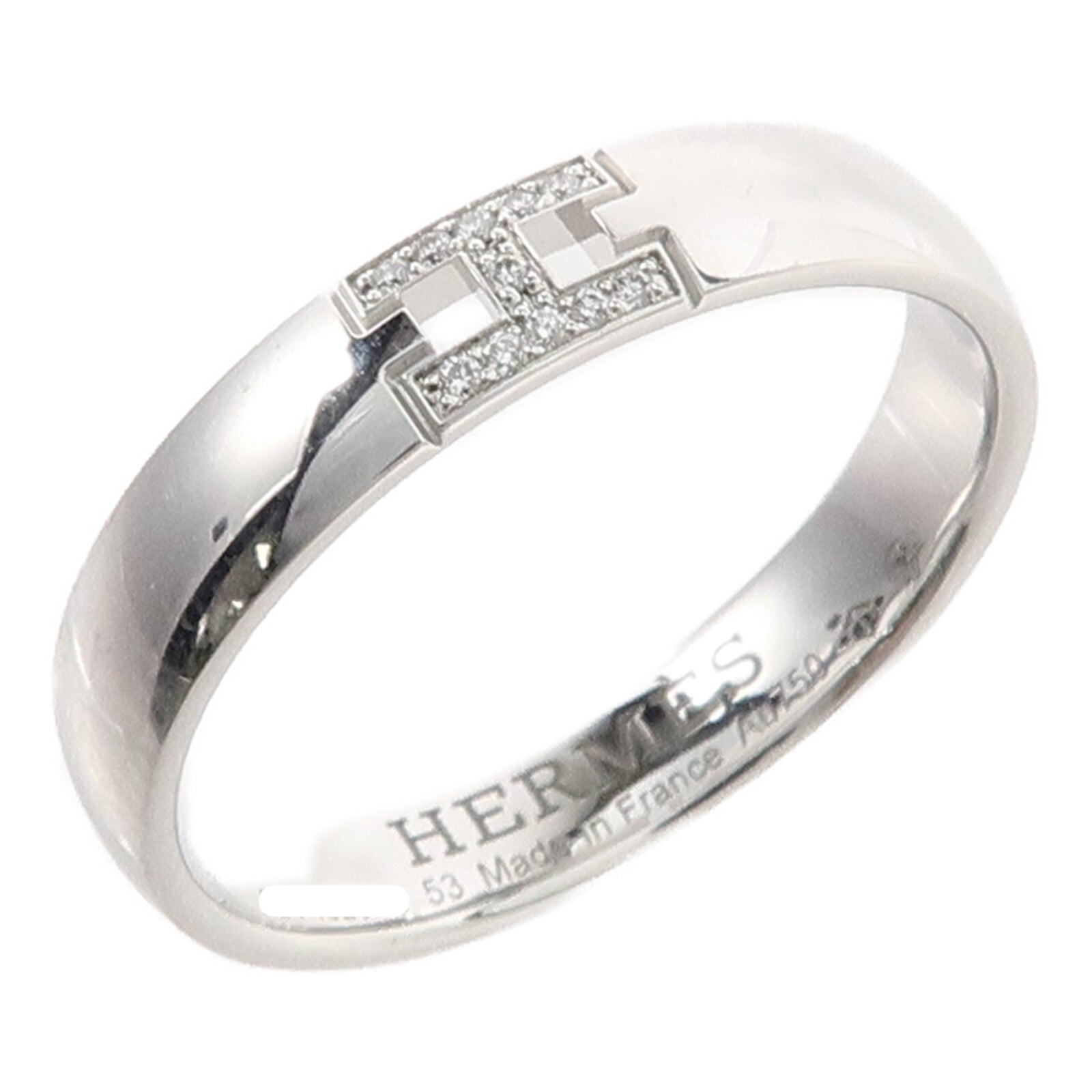 HERMES 18K白金Ever Herakles戒指