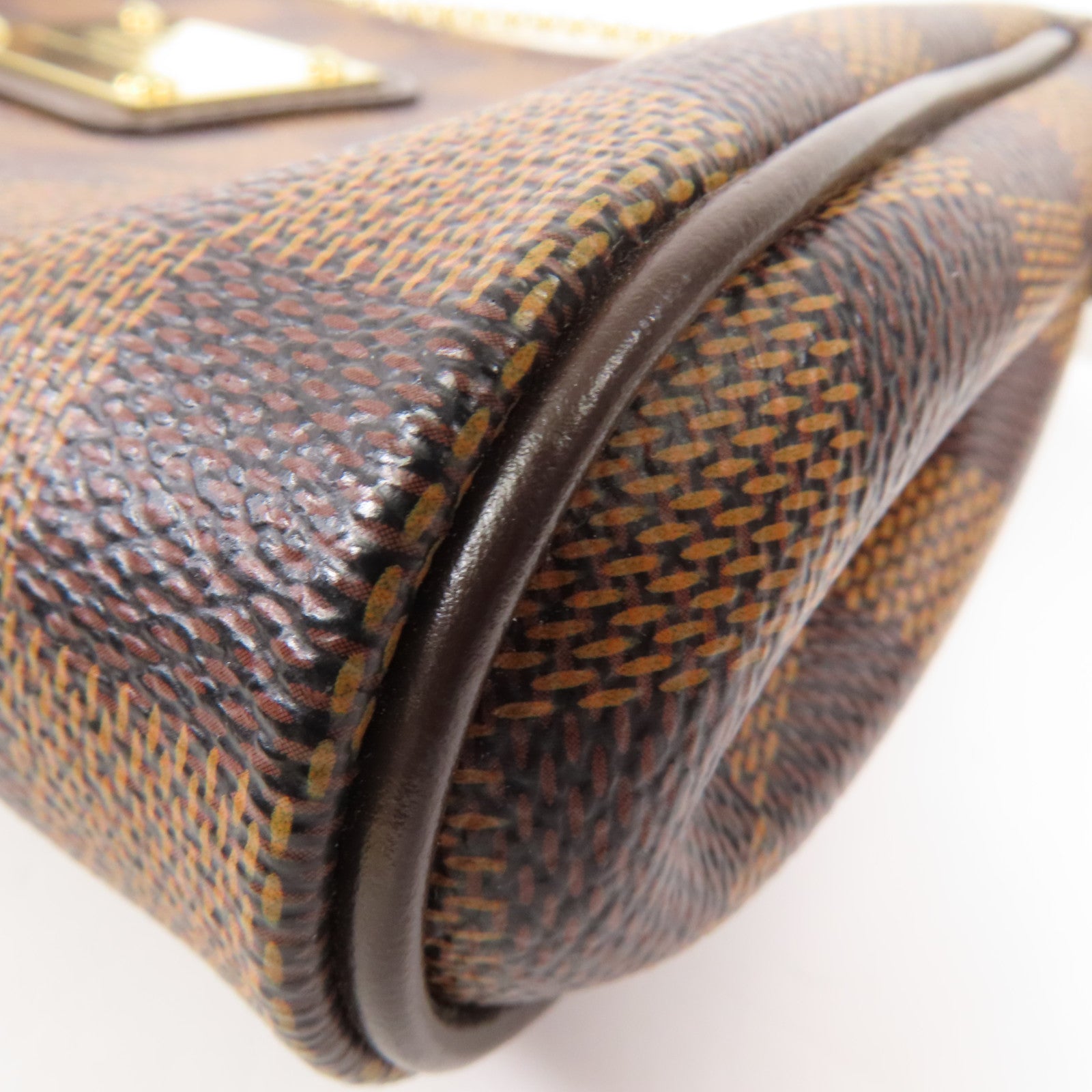 LOUIS VUITTON Damier Eva金扣手挽肩背兩用袋