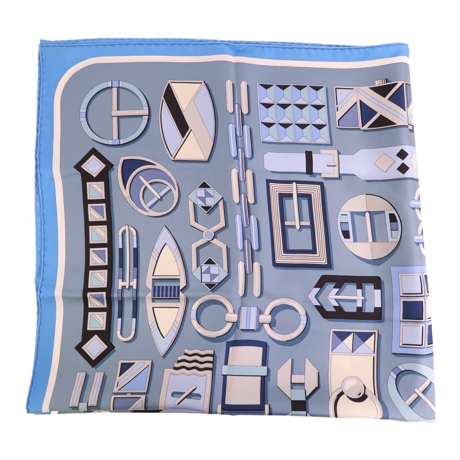 HERMES 絲質Scarf 90X90絲巾