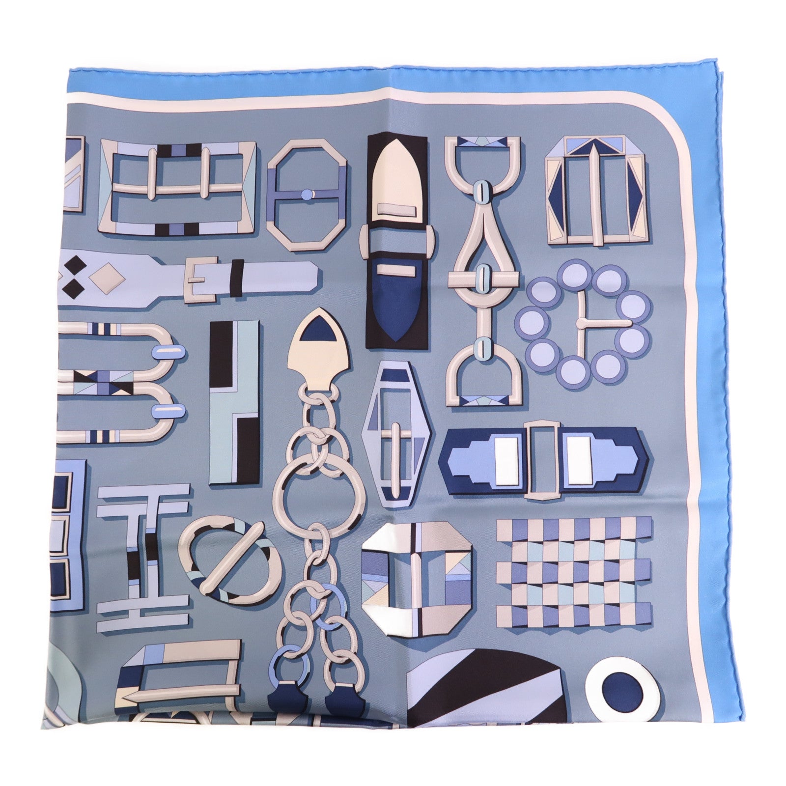 HERMES 絲質Scarf 90X90絲巾