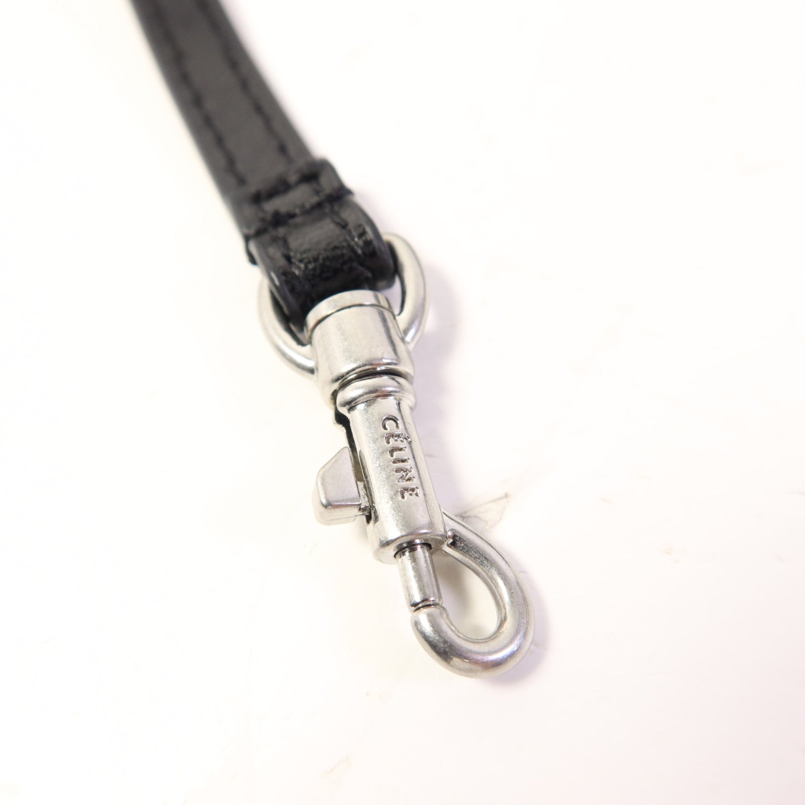 CELINE 牛皮皮革Tote Bag銀扣手挽袋