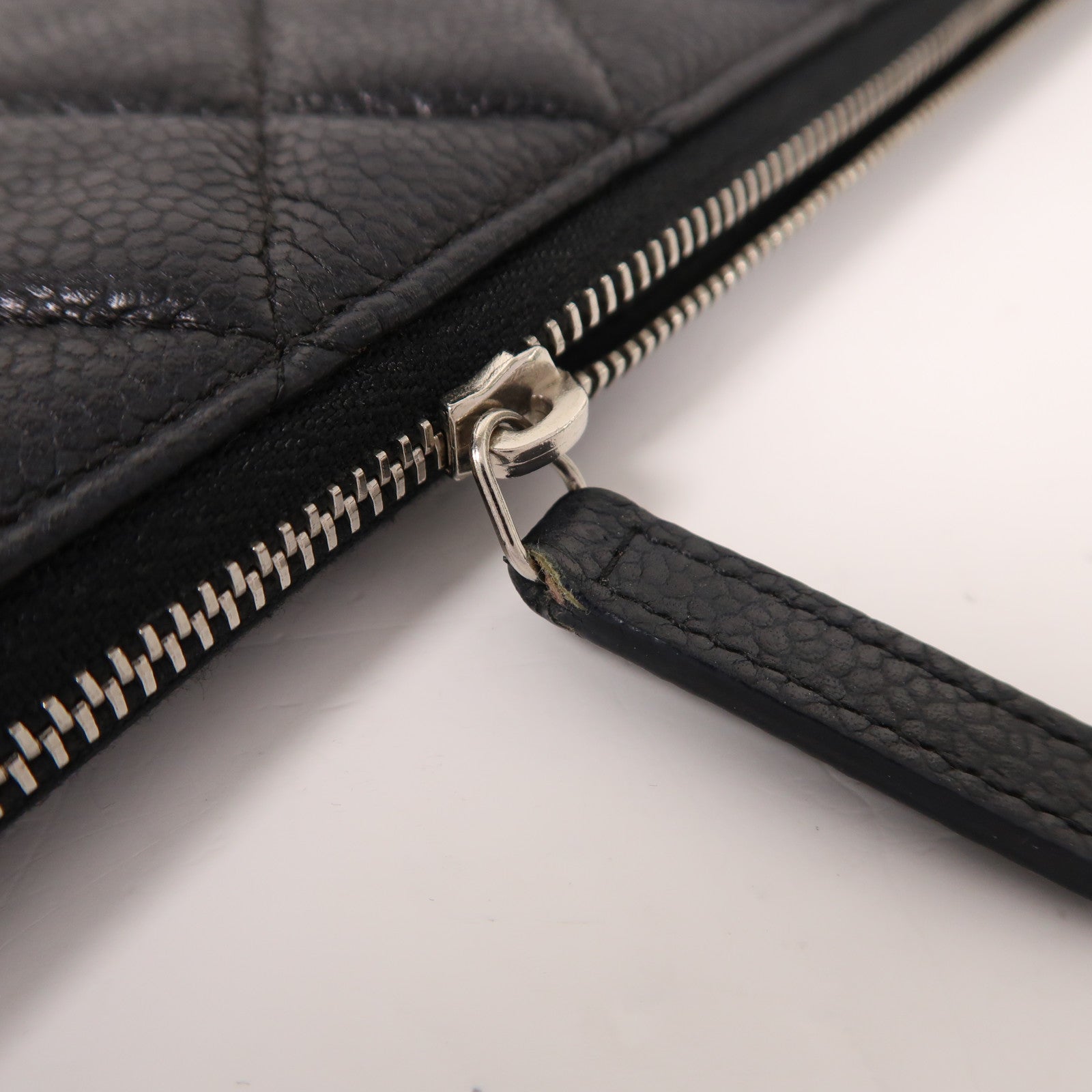 CHANEL 牛皮皮革Clutch Bag銀扣手拿包