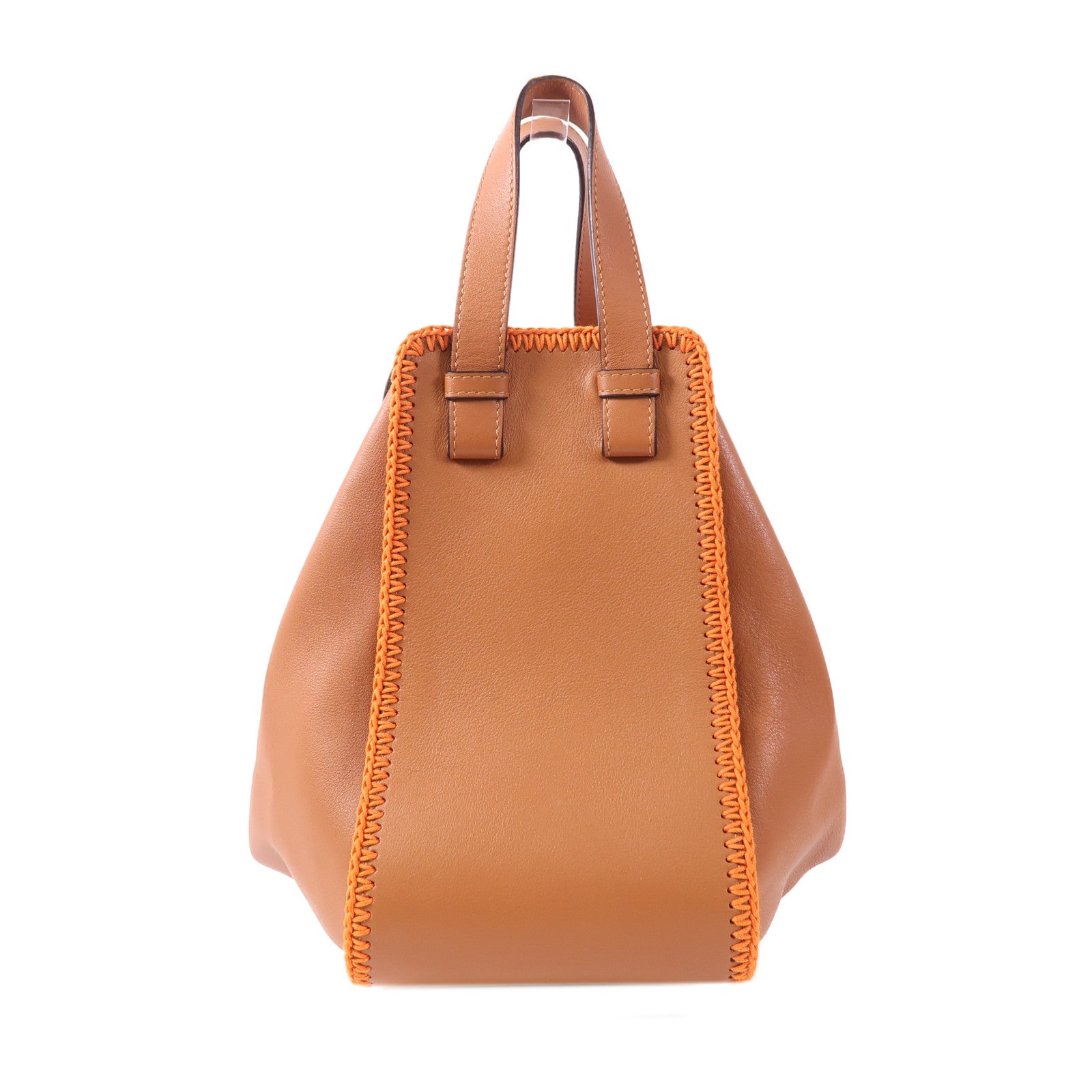 LOEWE 牛皮皮革Hammock Small銀扣手挽肩背兩用袋