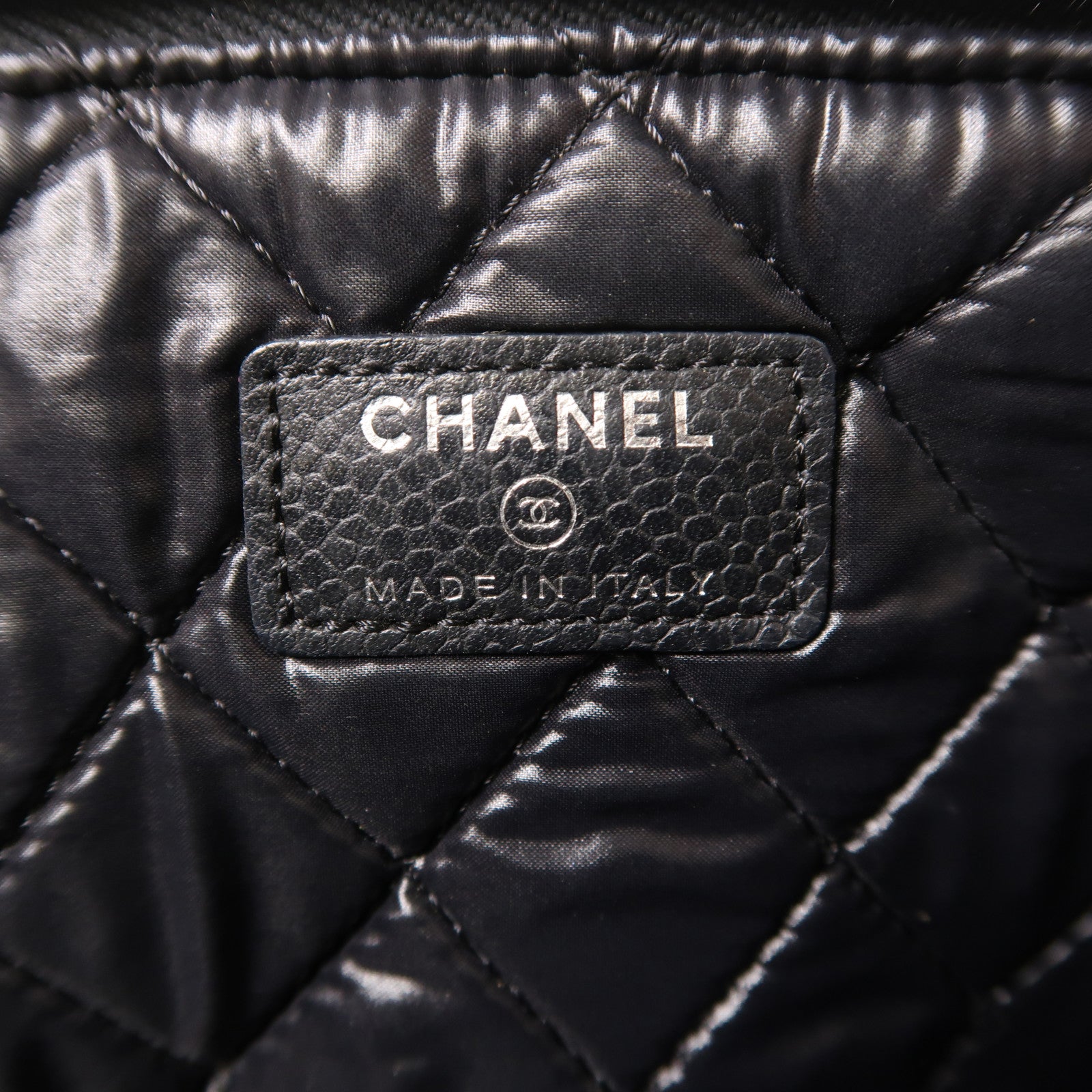 CHANEL 牛皮皮革Clutch Bag銀扣手拿包