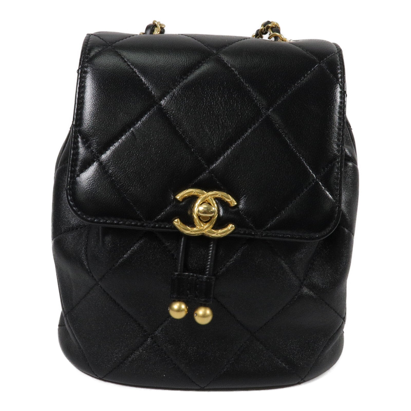 CHANEL 牛皮皮革Backpack背包