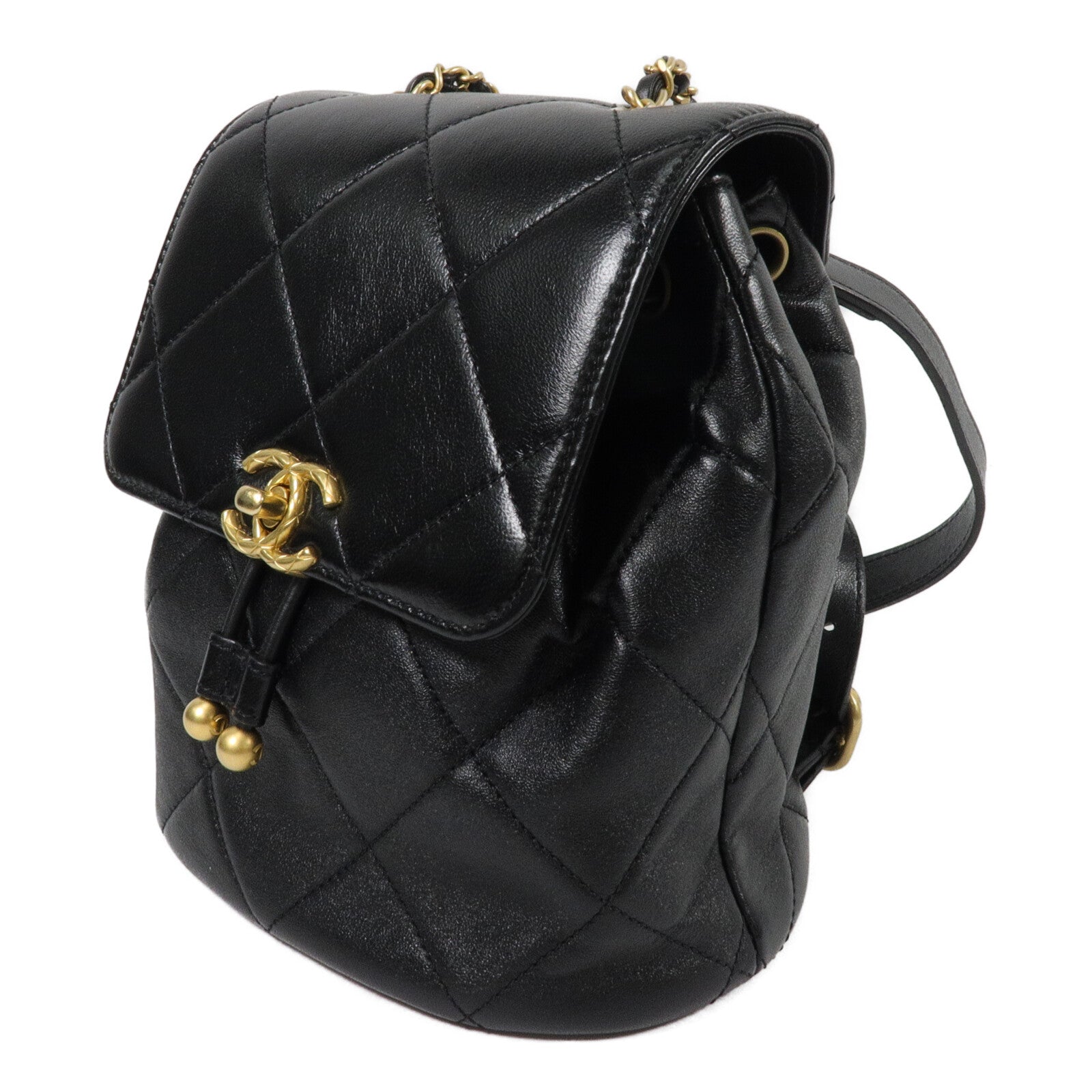 CHANEL 牛皮皮革Backpack背包