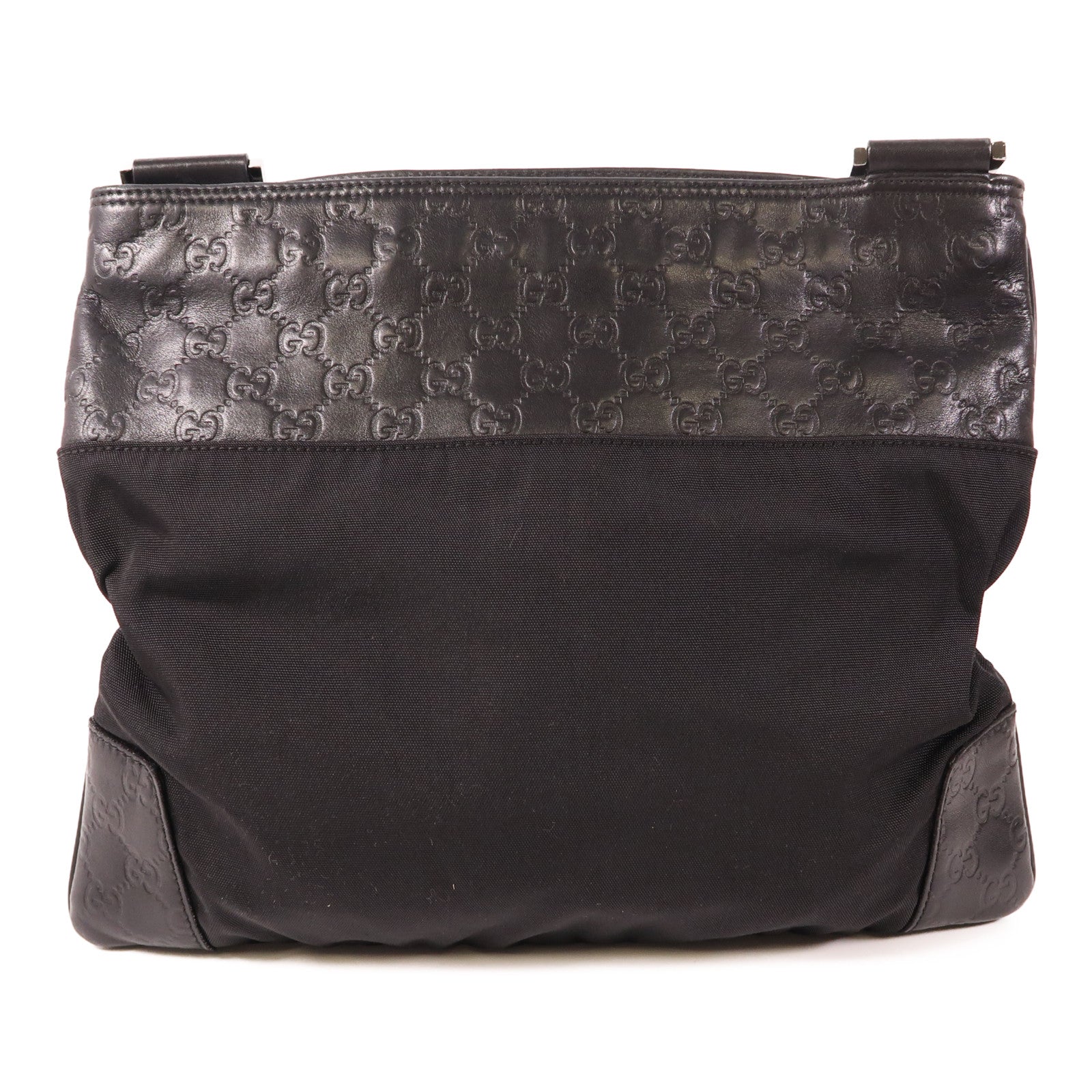 GUCCI GG SHW Shoulder Bag 161822 Canvas Black