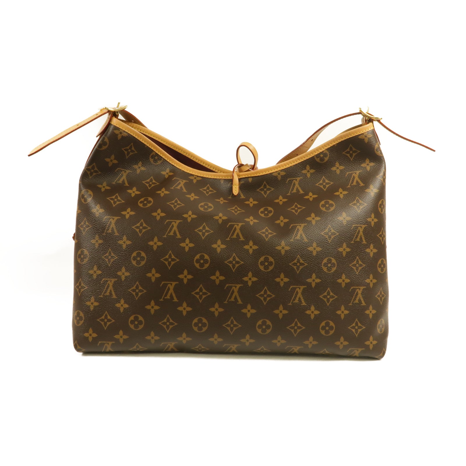 LOUIS VUITTON Monogram Carry All MM金扣肩背袋