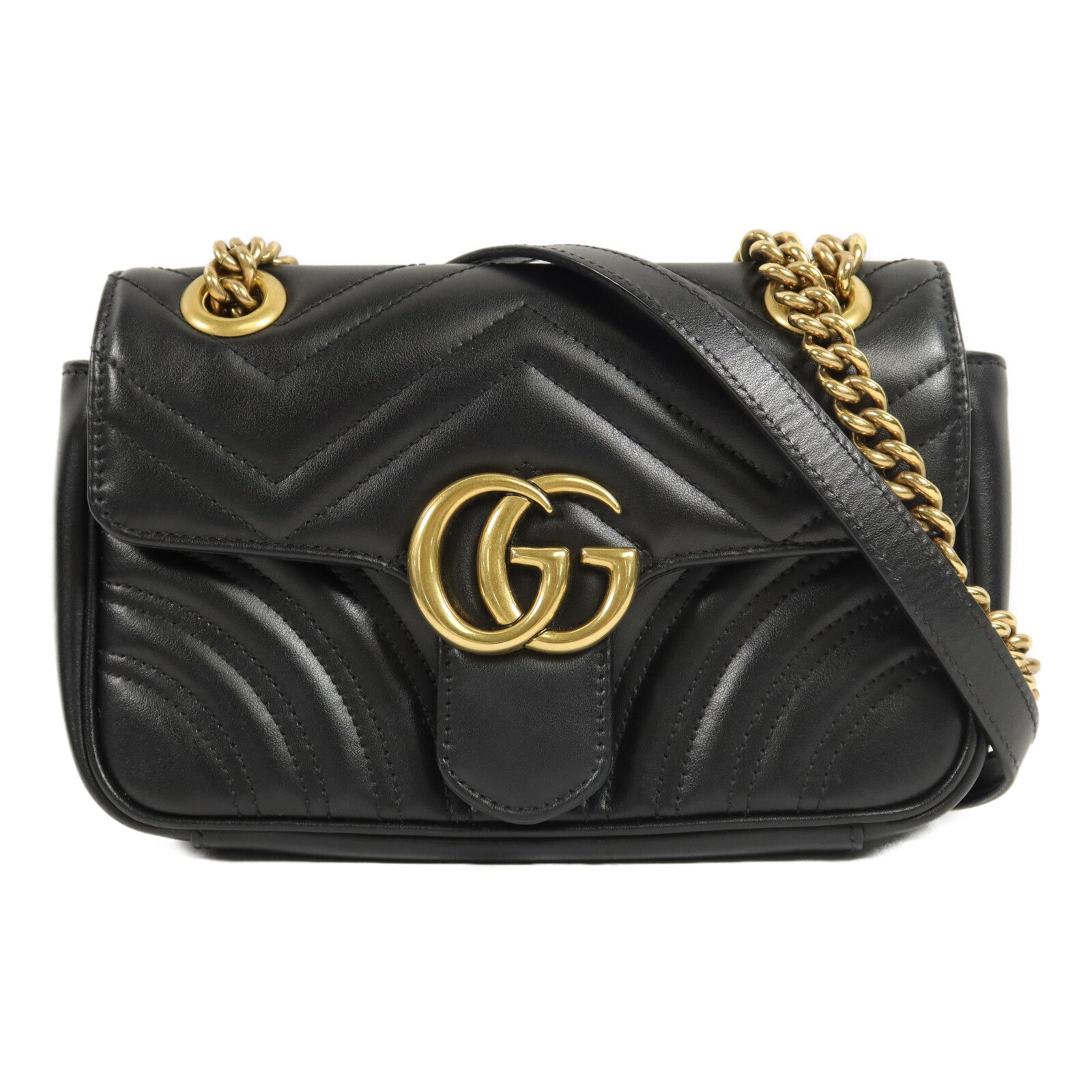 GUCCI GG Marmont鏈帶肩背袋
