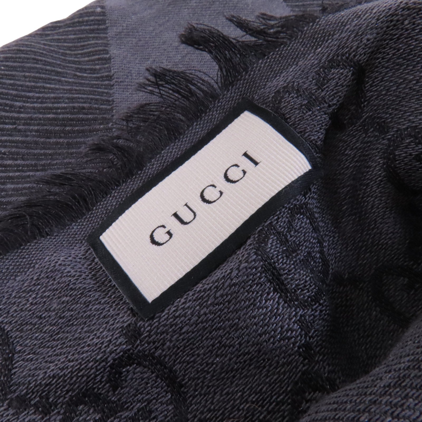 GUCCI 羊毛/絲質Scarf 140x140圍巾