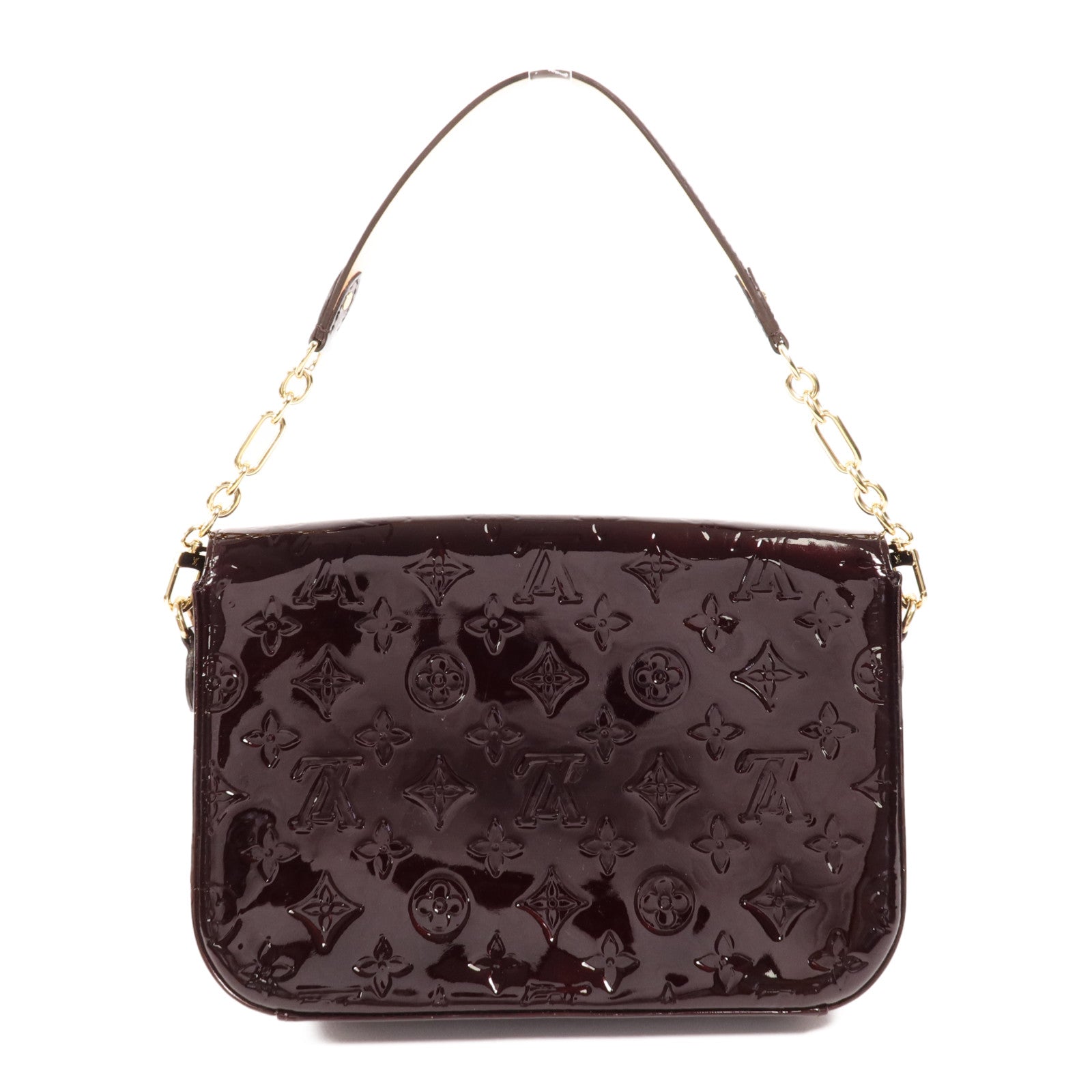 LOUIS VUITTON Vernis Rodeo Drive金扣肩背袋