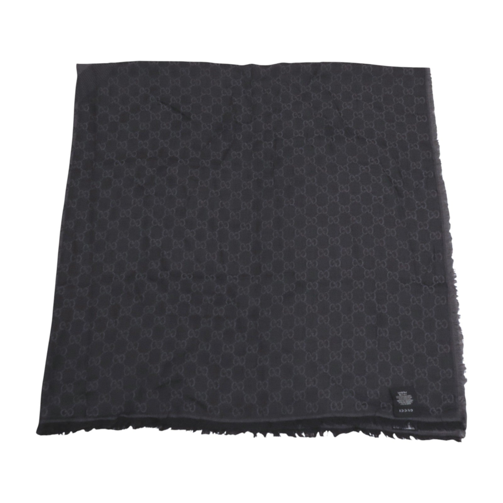 GUCCI 羊毛/絲質Scarf 140x140圍巾