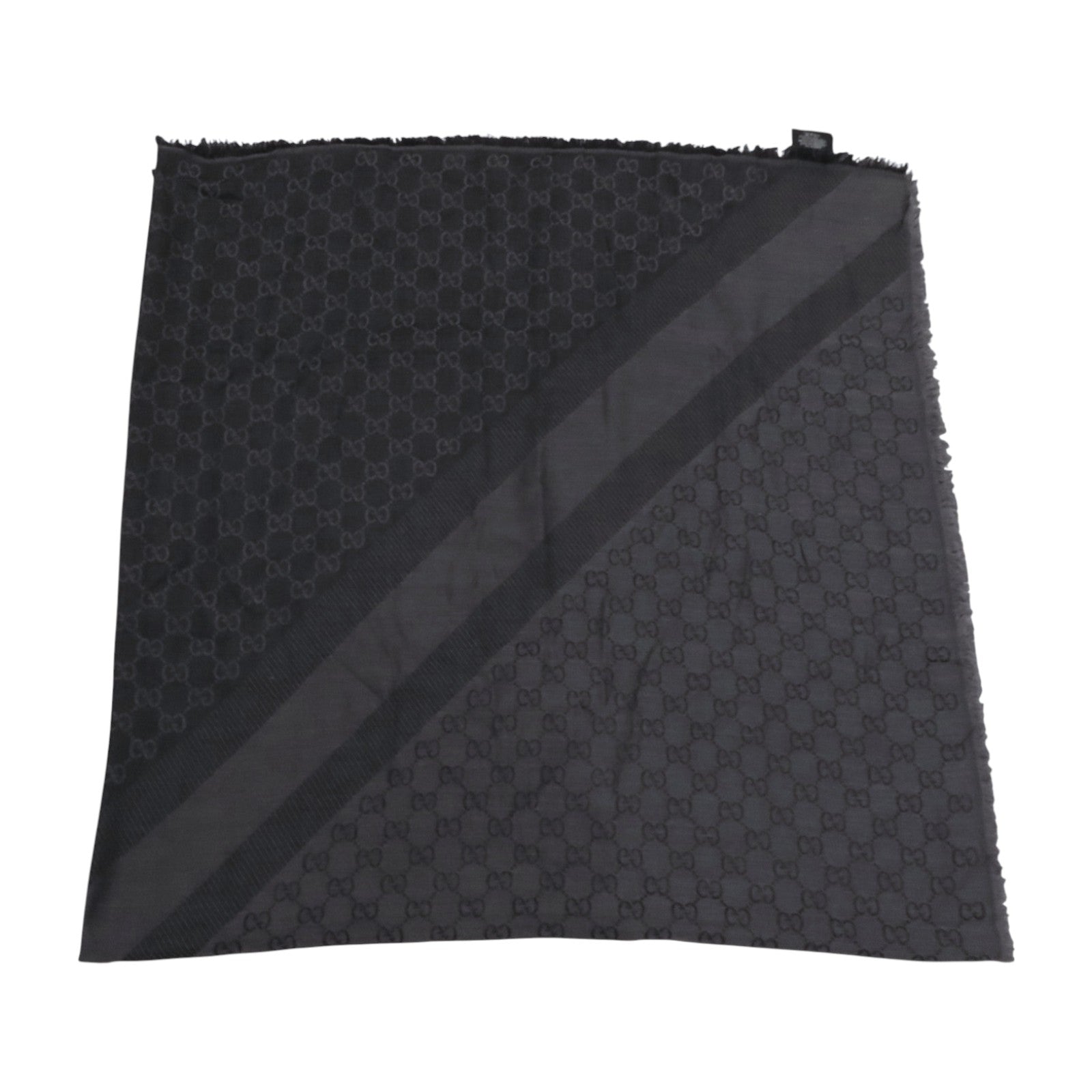 GUCCI 羊毛/絲質Scarf 140x140圍巾