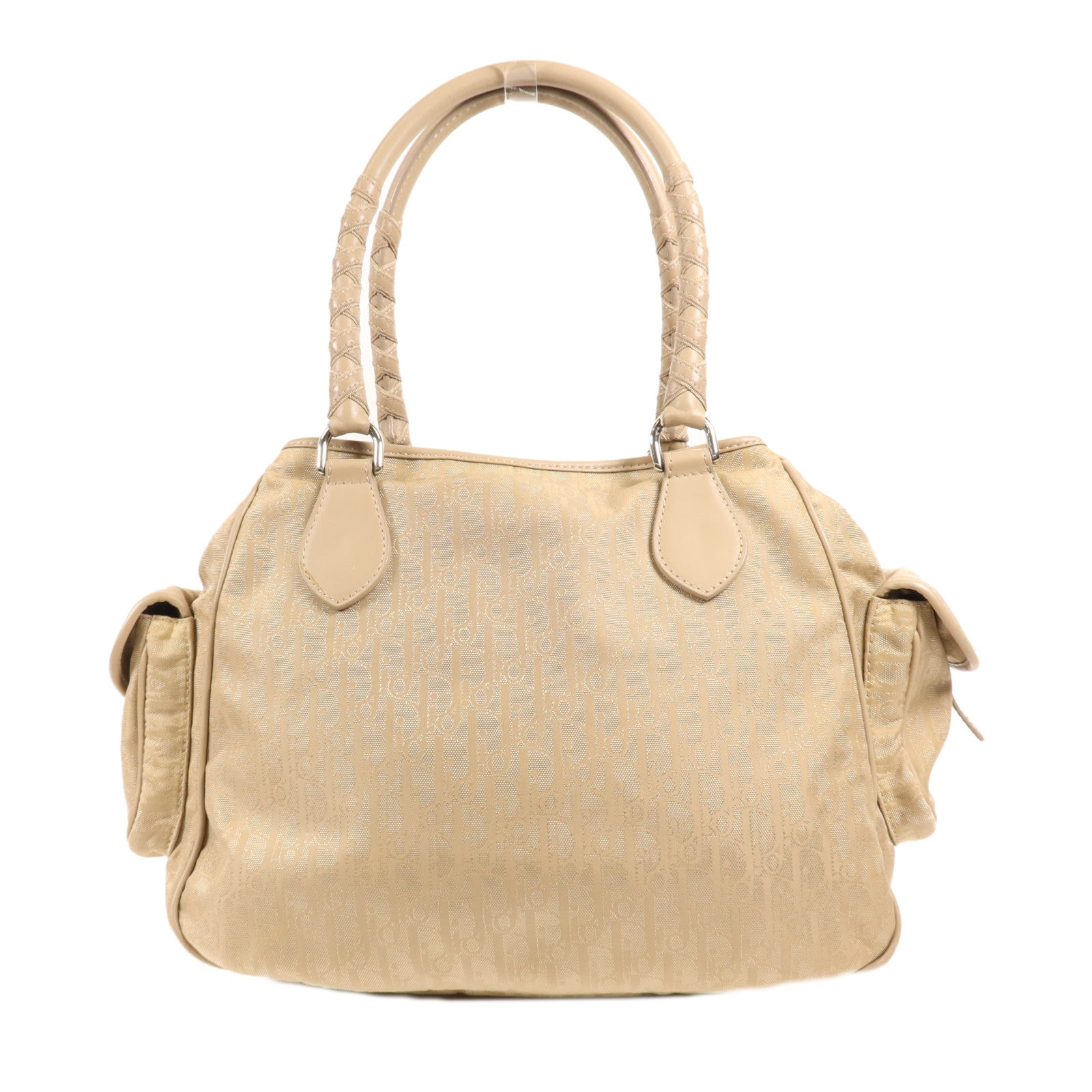 Dior 帆布Shoulder Bag銀扣肩背袋