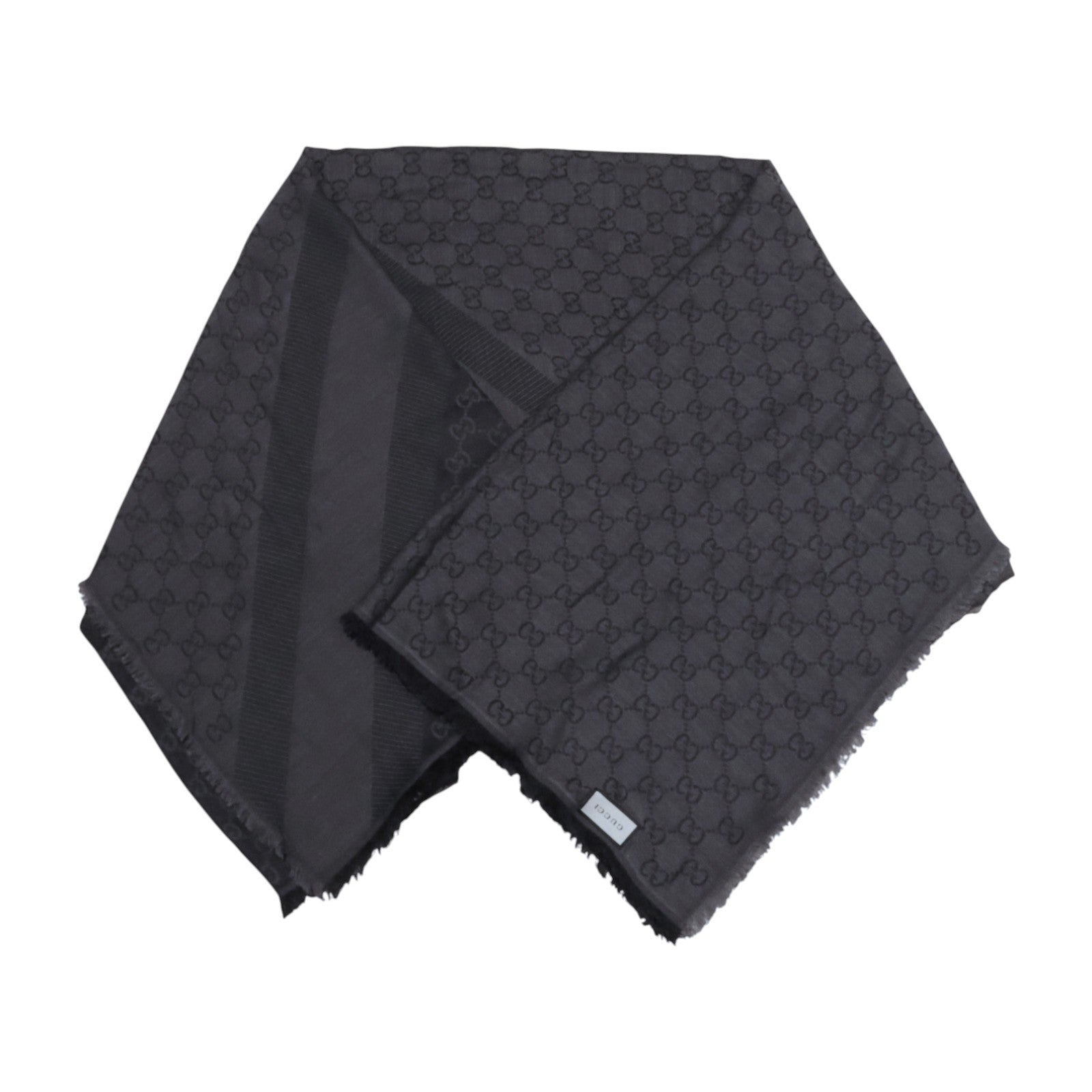 GUCCI 羊毛/絲質Scarf 140x140圍巾