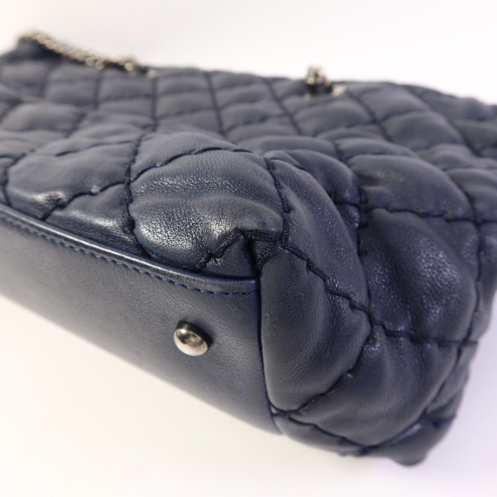 CHANEL 牛皮皮革Tote Bag鏈帶肩背袋