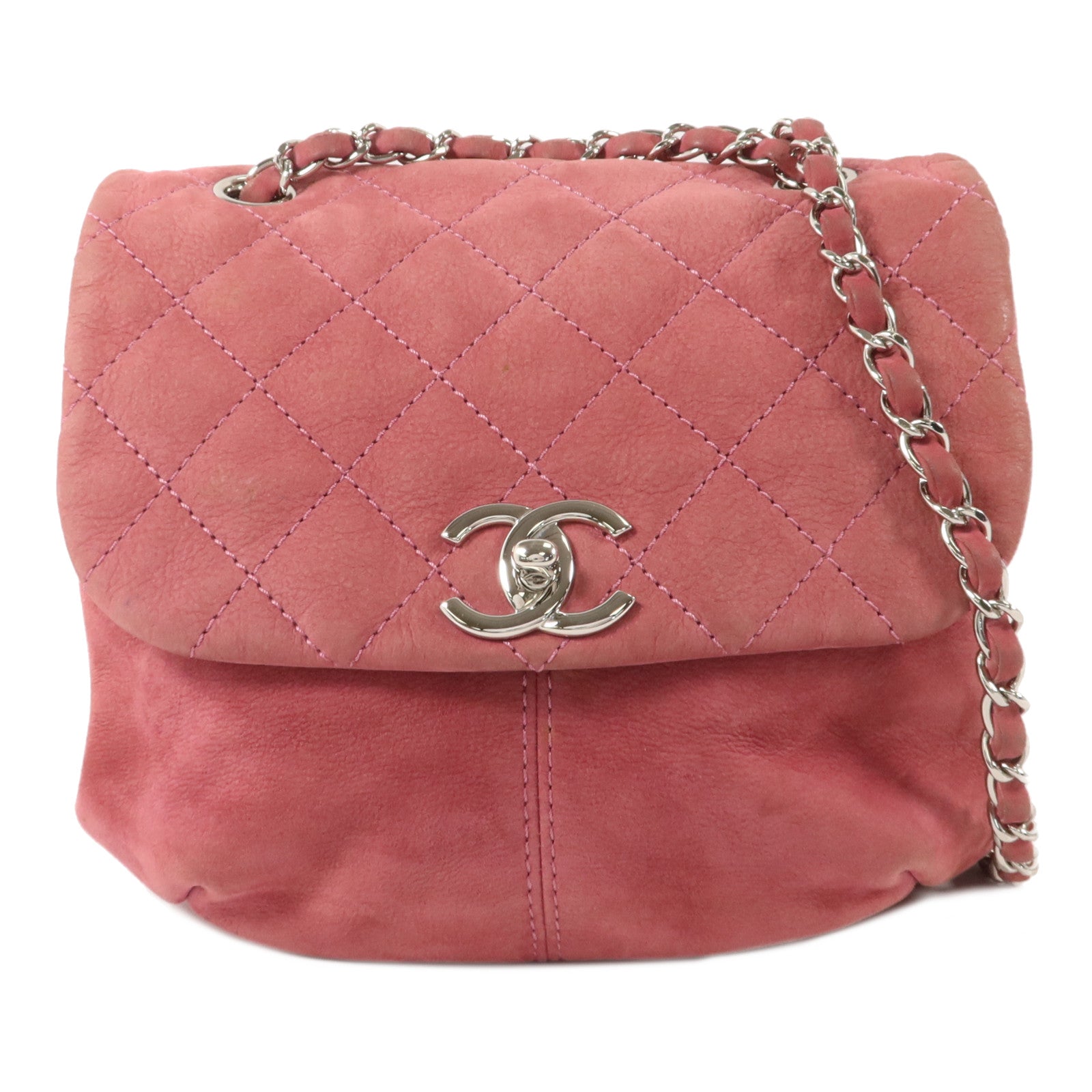 CHANEL 牛皮皮革Chain Shoulder Bag鏈帶肩背袋
