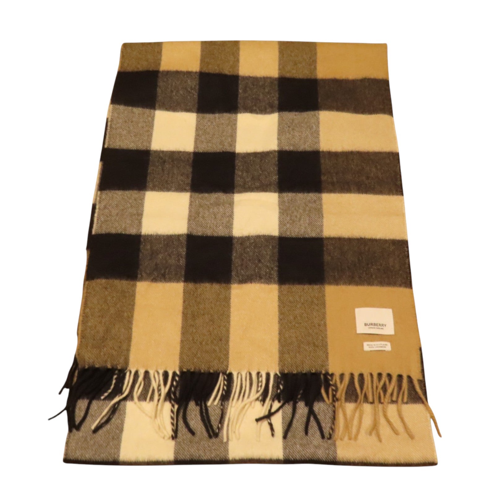 BURBERRY 羊絨Scarf 200x36圍巾