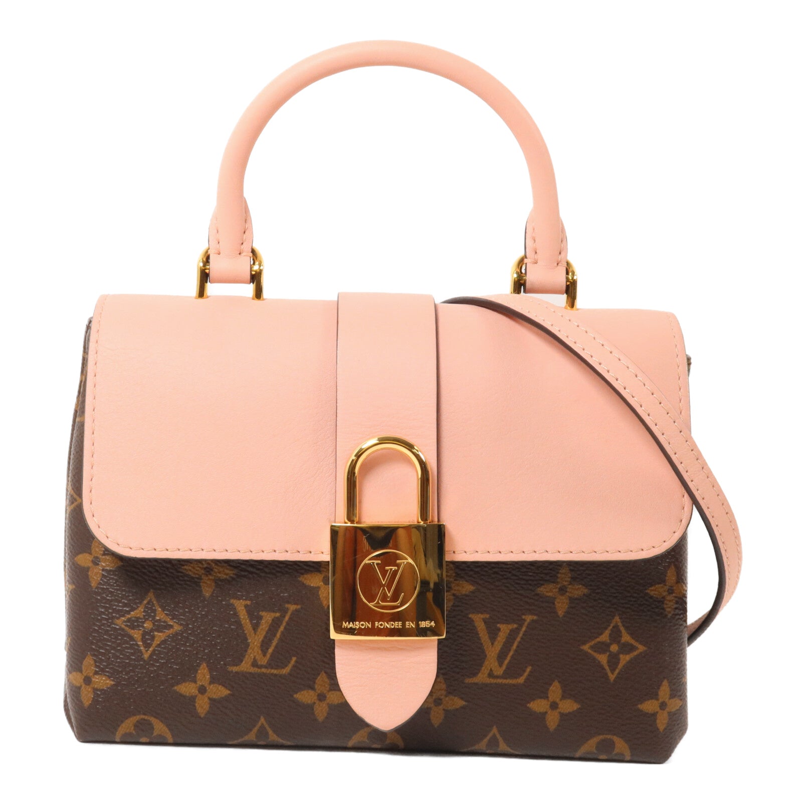 LOUIS VUITTON Monogram Locky BB手挽肩背兩用袋