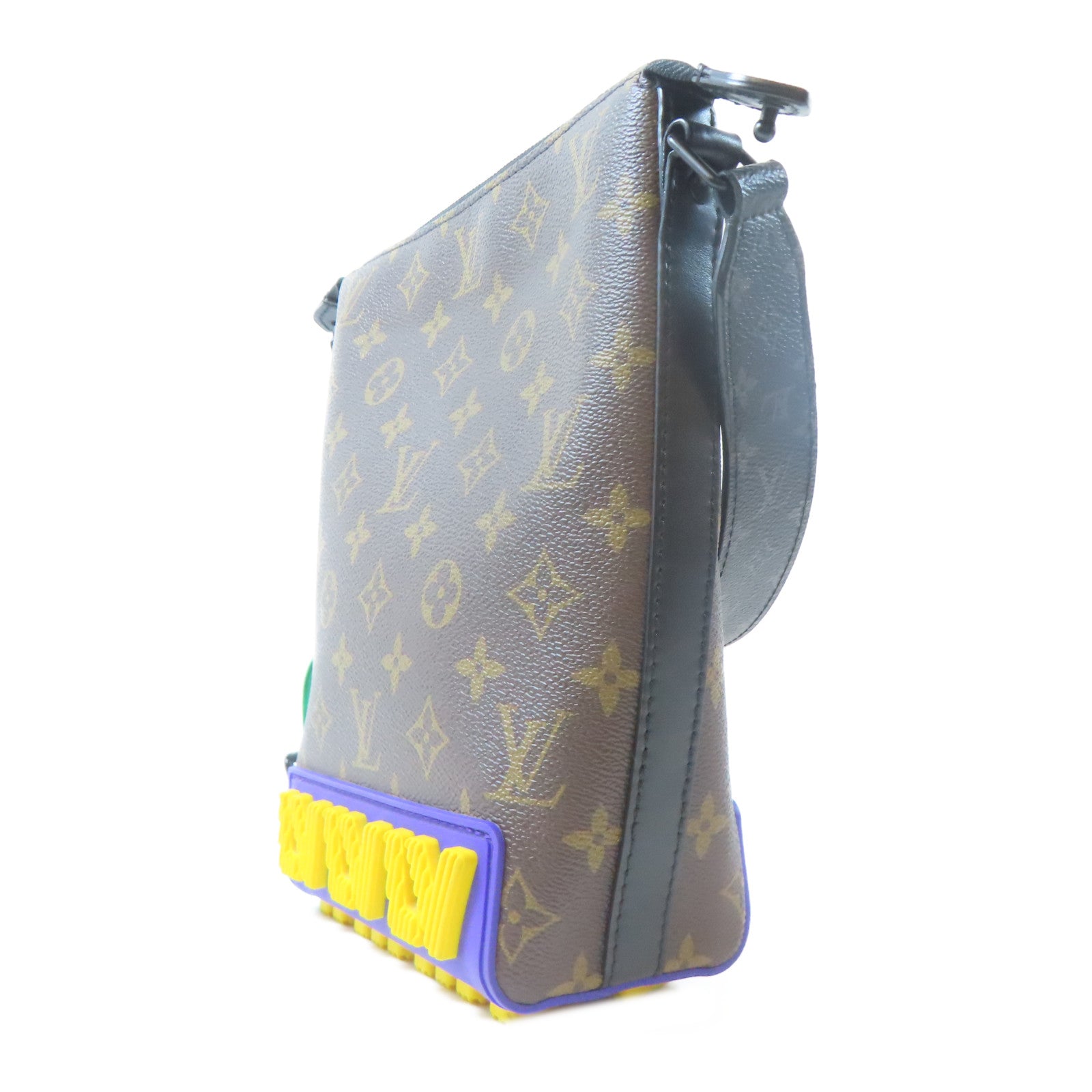 LOUIS VUITTON 【激減優惠】Monogram Cruiser Messenger肩背袋啡色/紫色/黃色