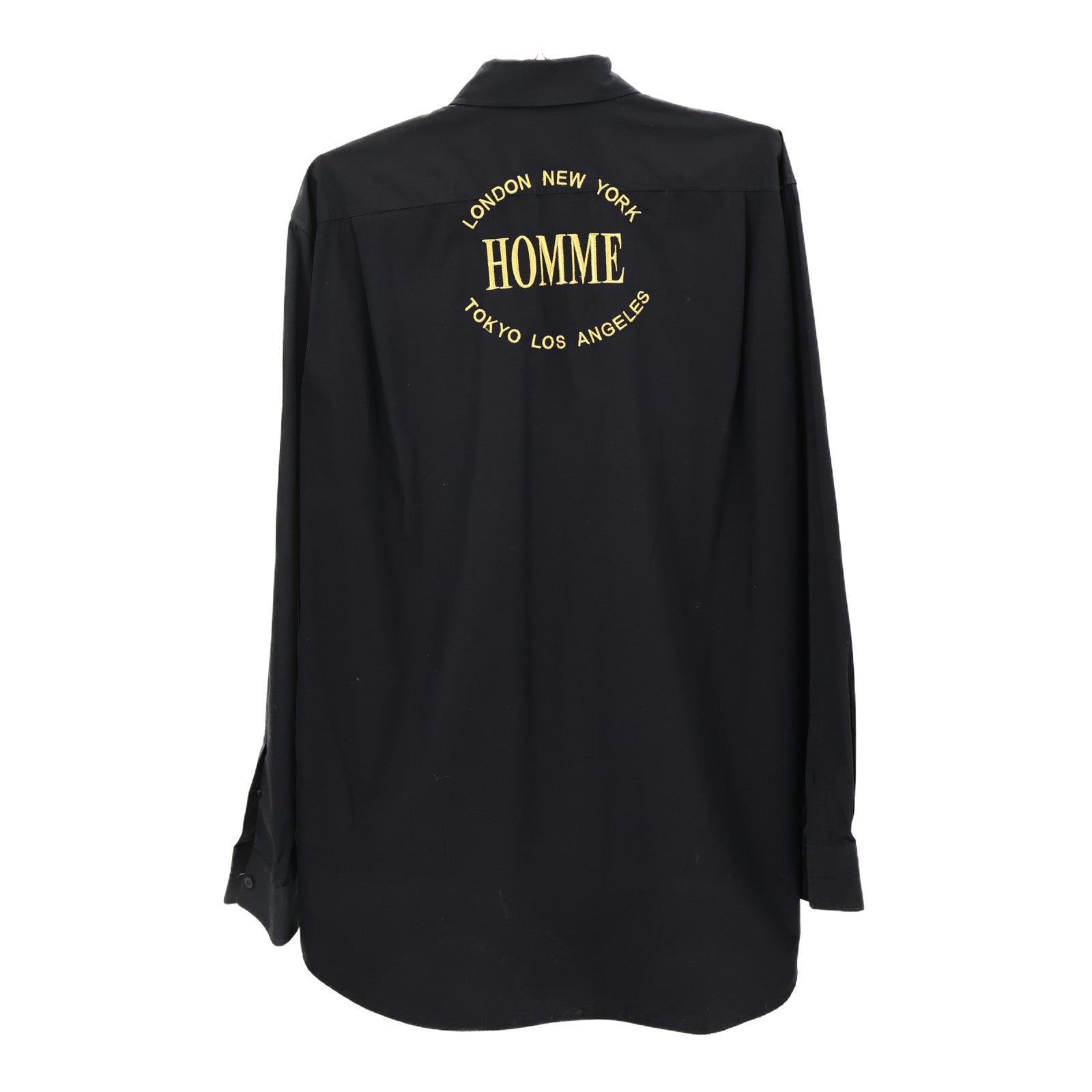 BALENCIAGA Cotton Homme Embroidered Button-Down Shirt上衣