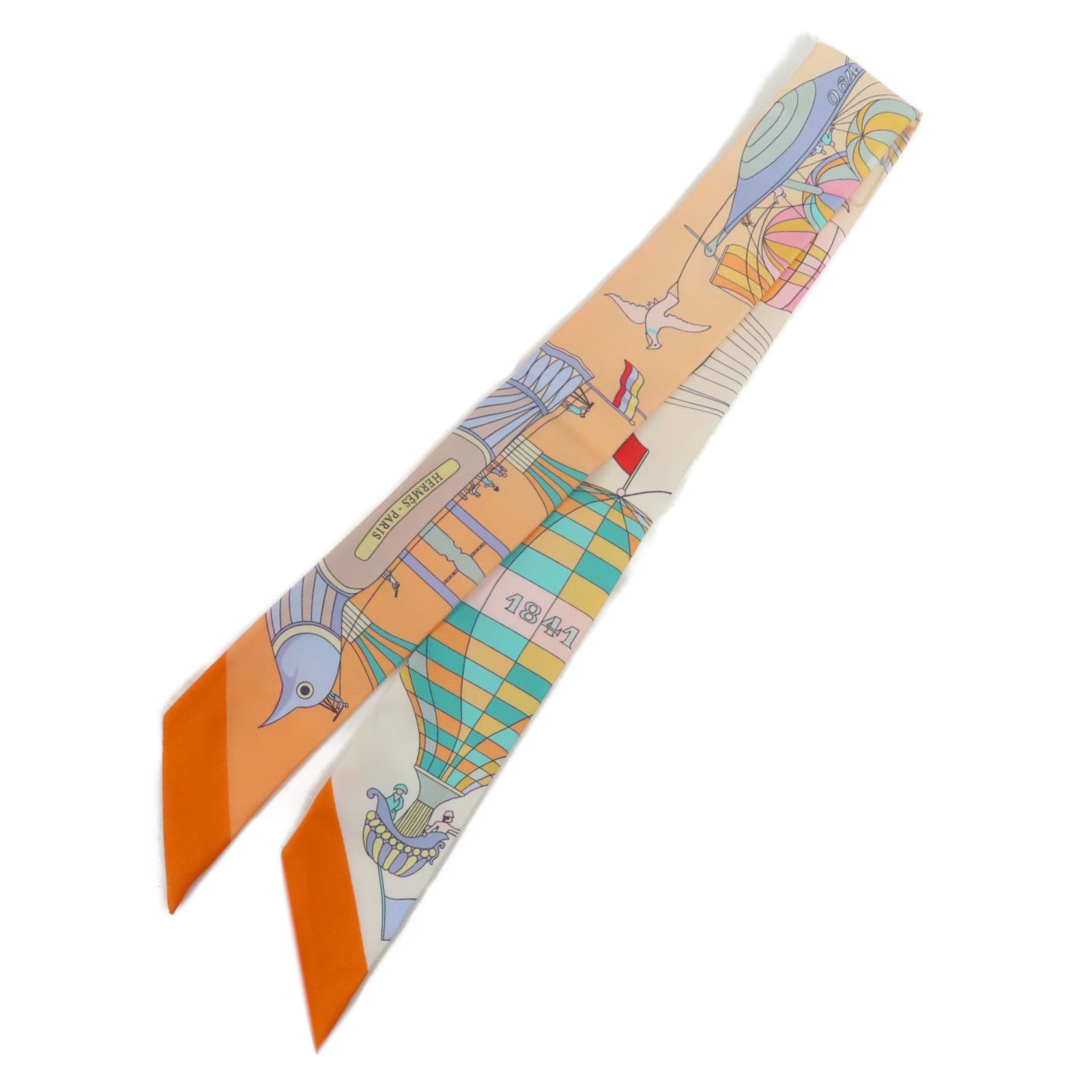 HERMES 絲質Twilly絲巾