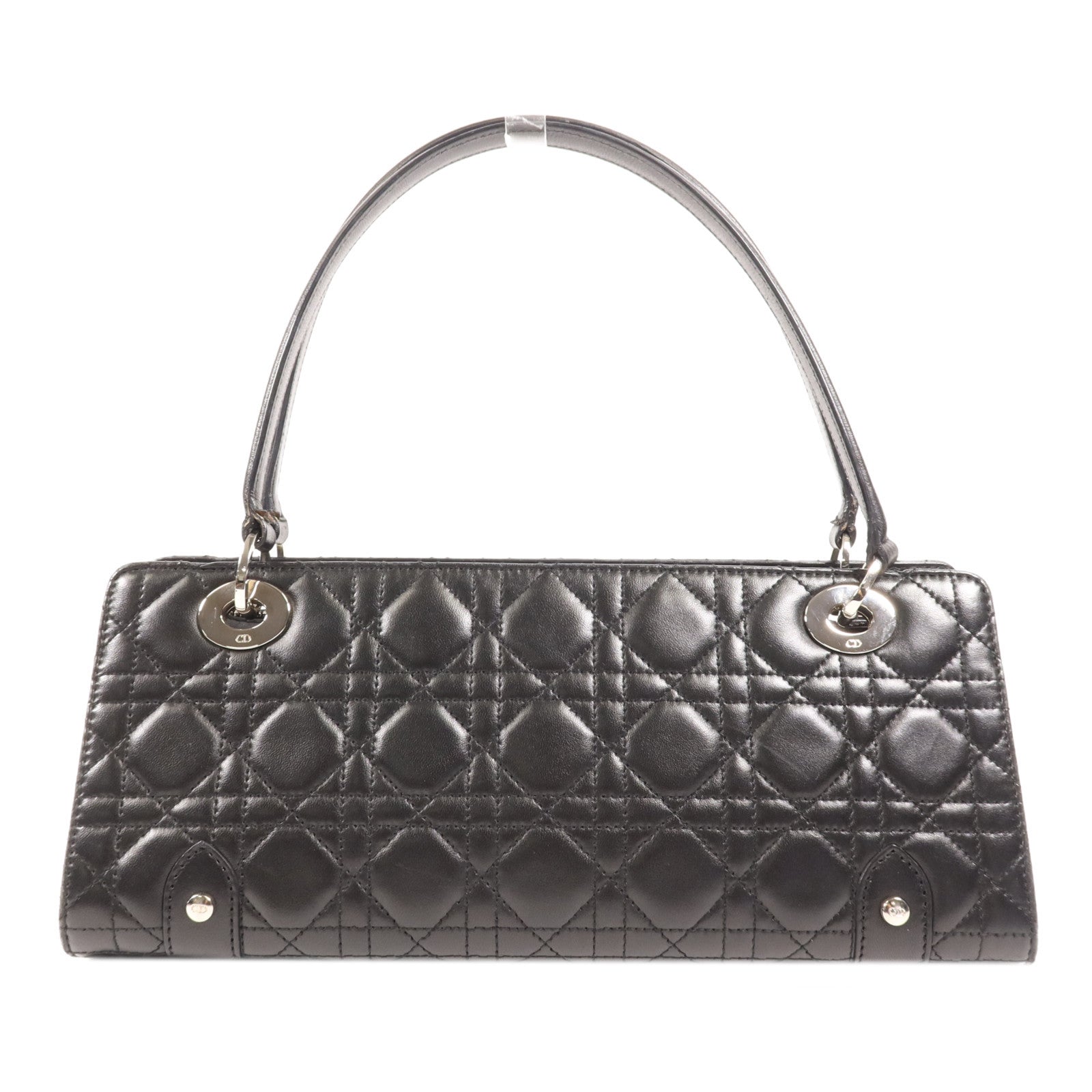 Dior 羊皮皮革Shoulder Bag銀扣肩背袋