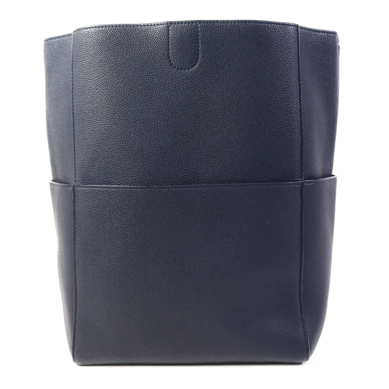 CELINE 牛皮皮革Sangle Bucket Bag Large金扣肩背袋