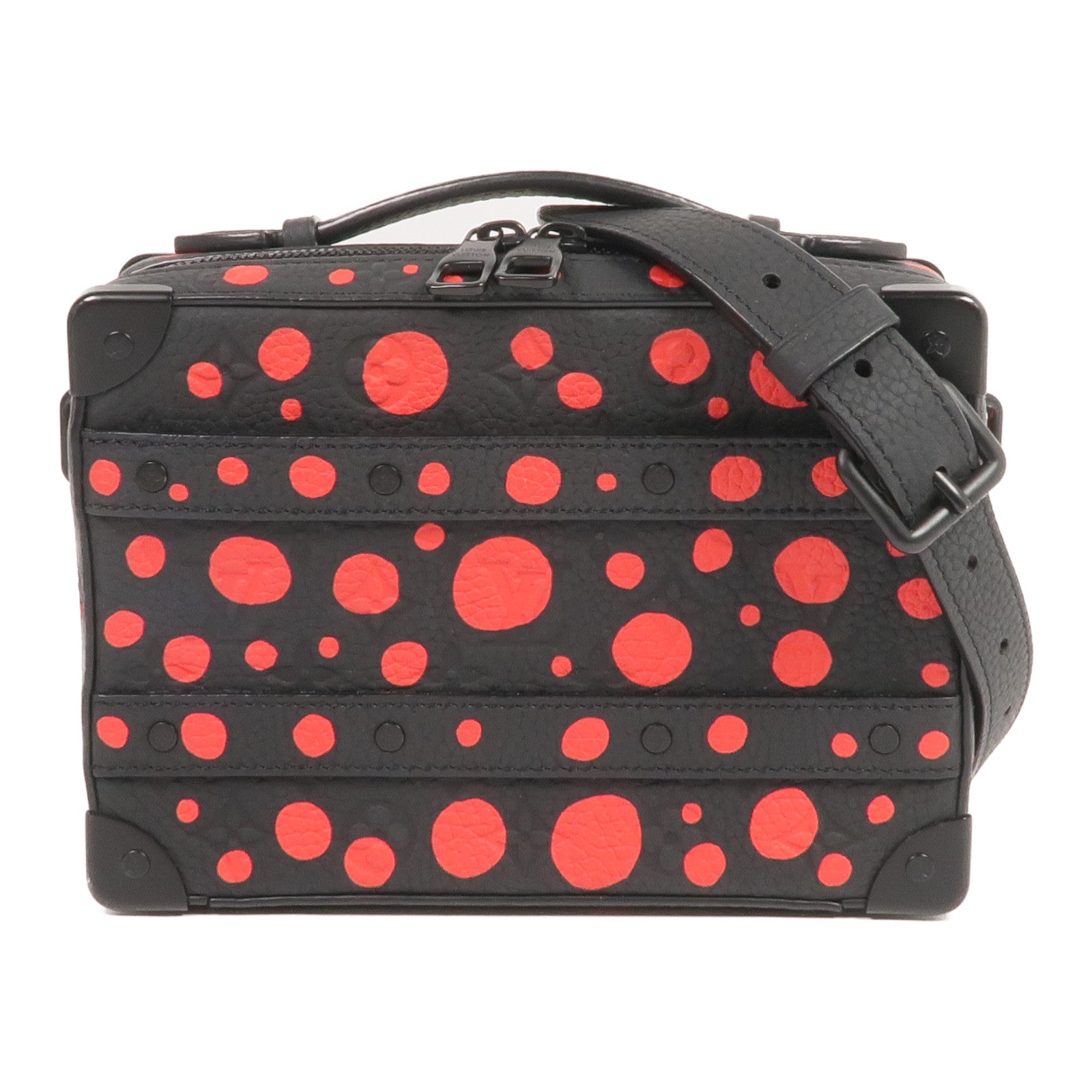 LOUIS VUITTON Monogram Taurillon LV x YK Soft Trunk手挽肩背兩用袋