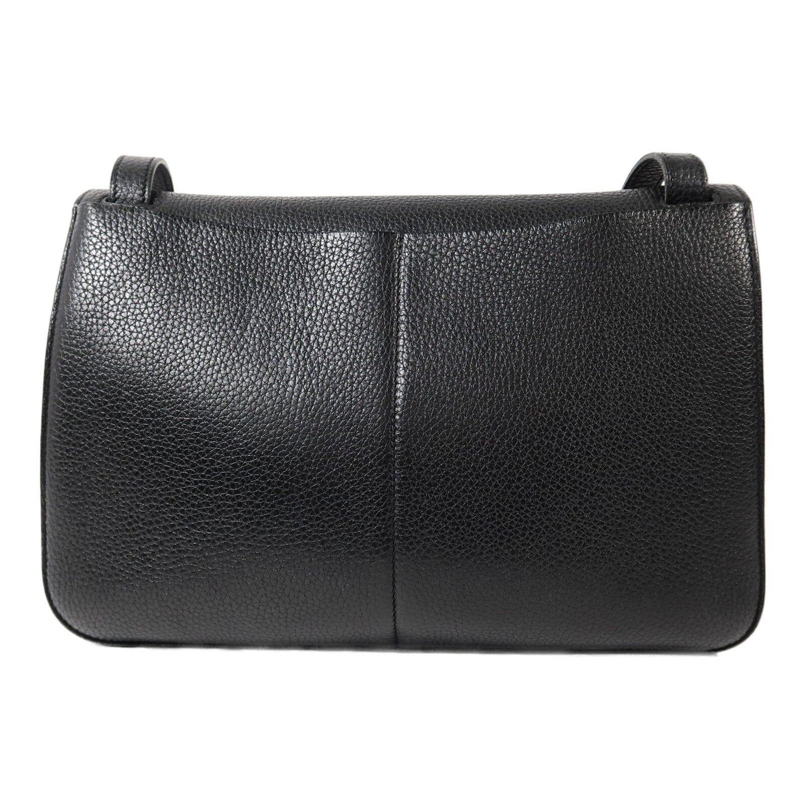 HERMES Clemence皮革Halzan 31手挽肩背兩用袋Noir