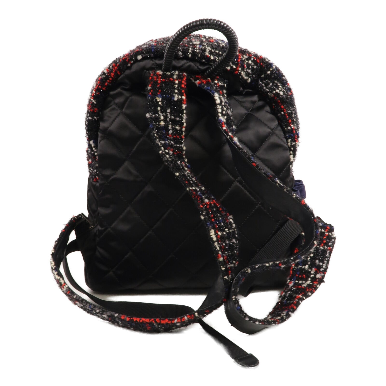 CHANEL 尼龍/Tweed Backpack背包