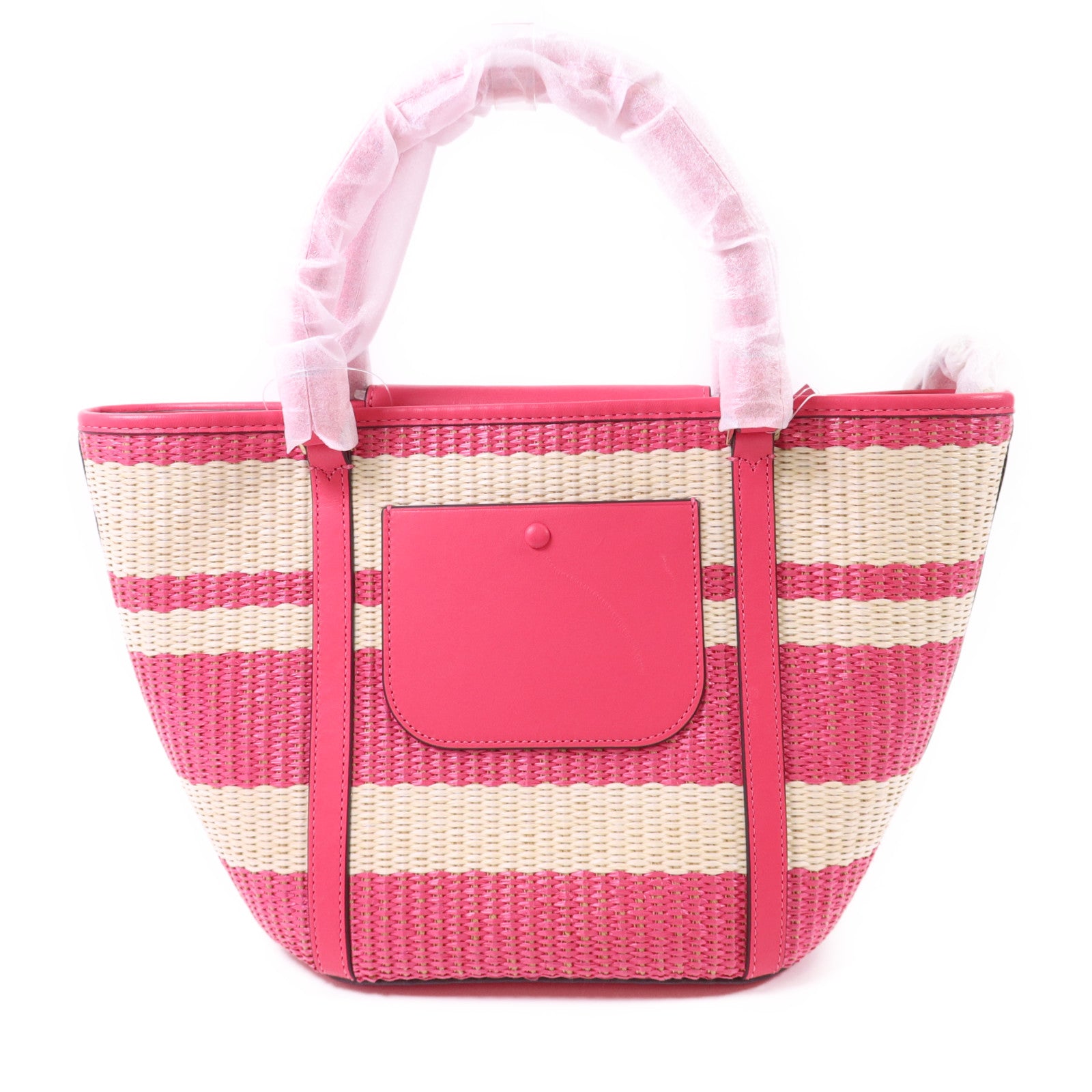 Kate Spade 皮革/Straw2 Way Shoulder Bag金扣手挽肩背兩用袋