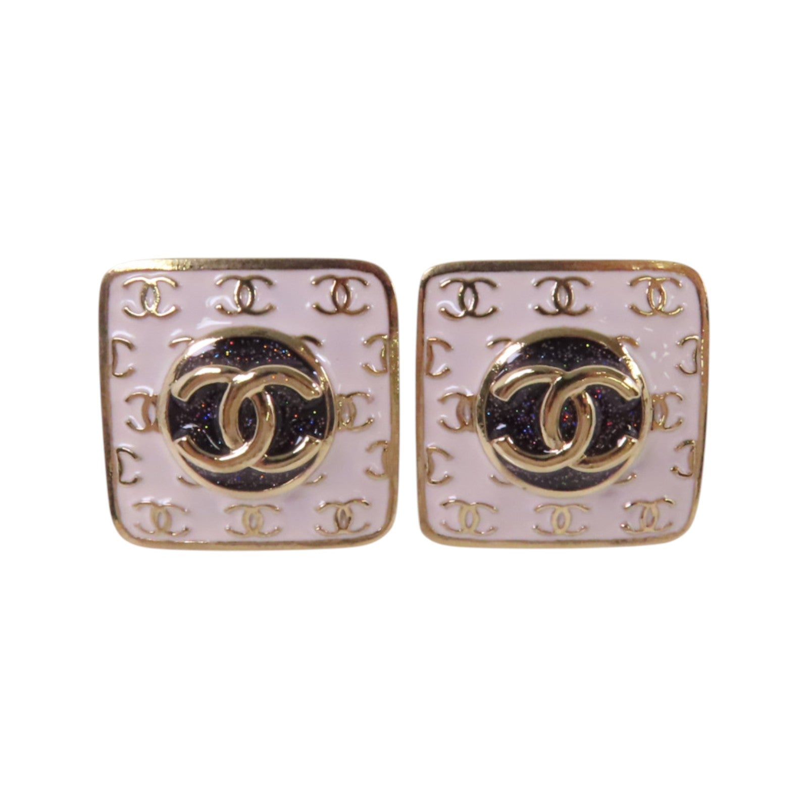 CHANEL 金屬Earrings金扣耳環
