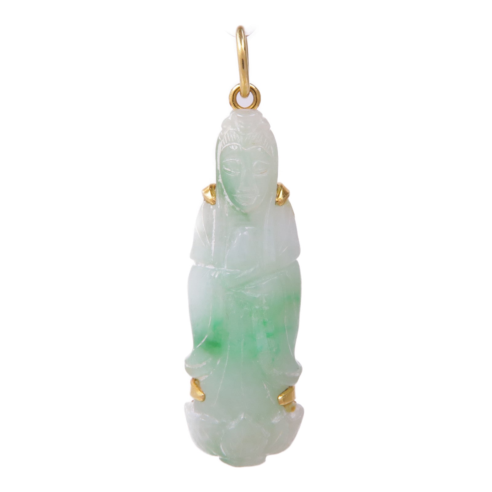 JEWELRY 14K黃金Jade Charm翡翠掛飾