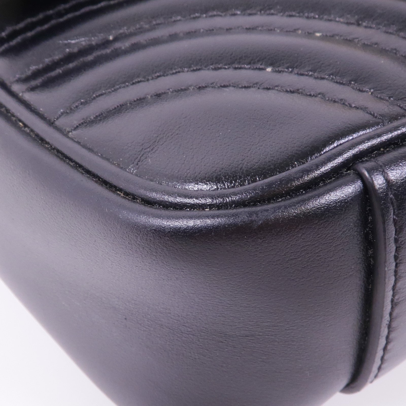 GUCCI 塗層帆布GG Supreme Interlocking金扣肩背袋