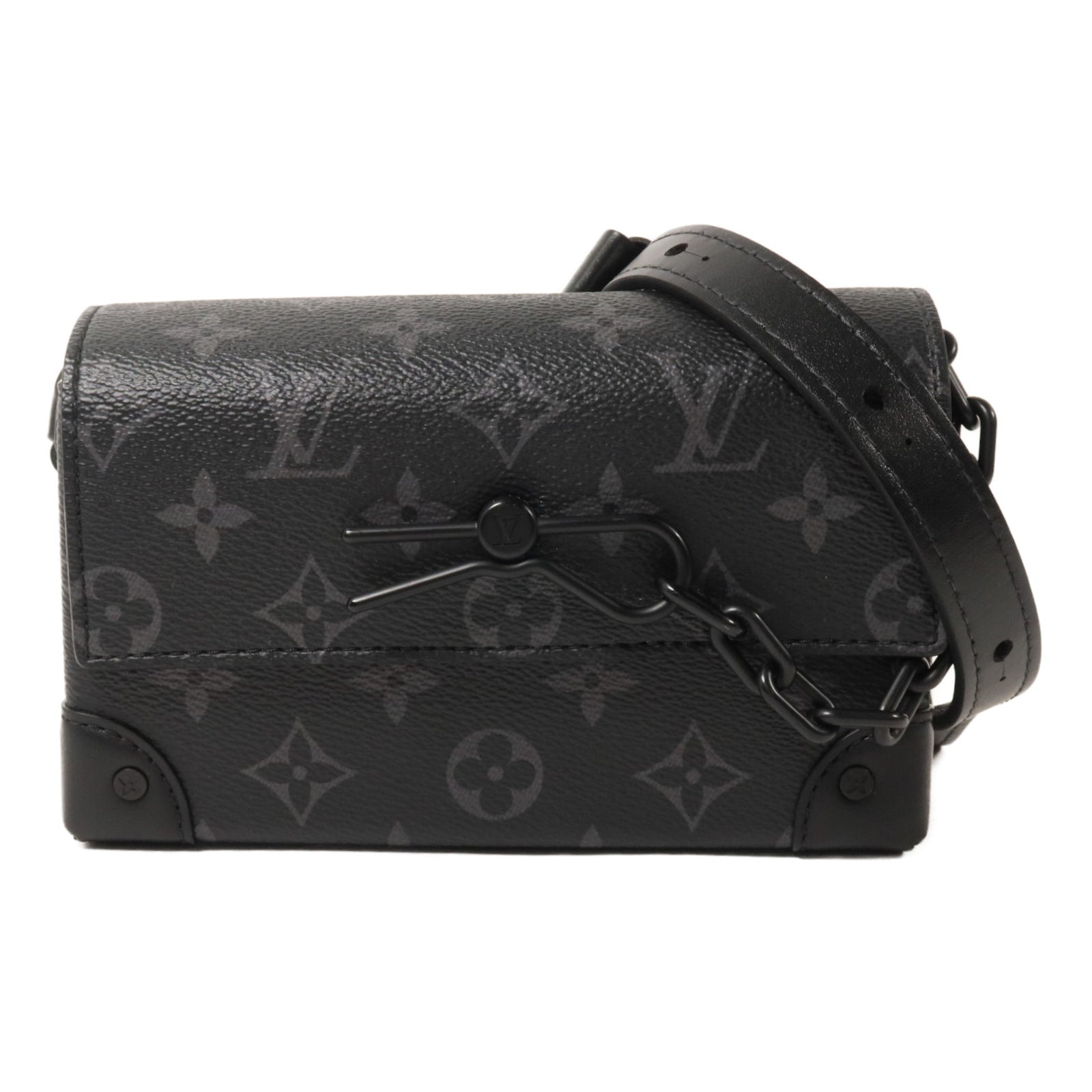 LOUIS VUITTON Monogram Eclipse Steamer Wearable Wallet肩背袋