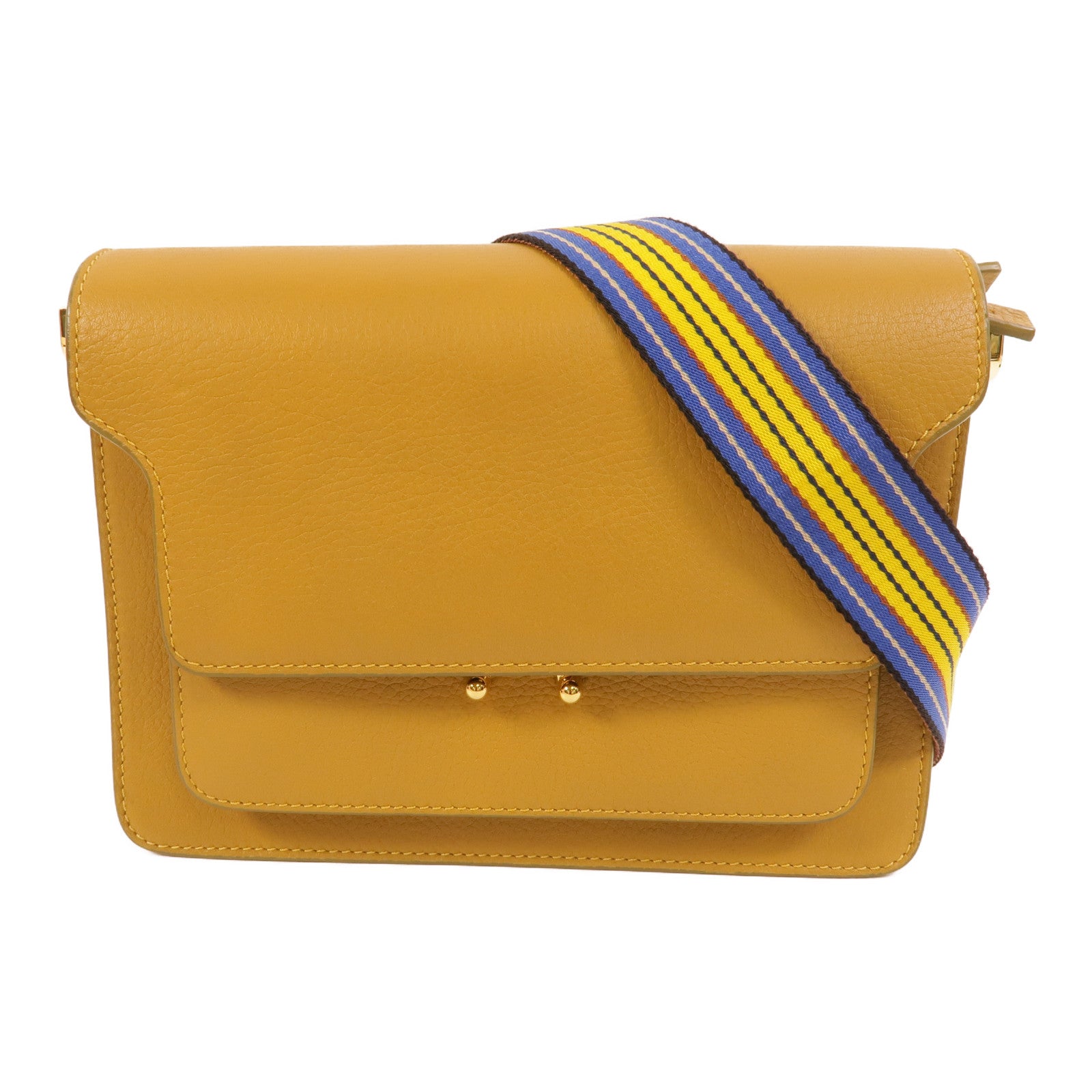 SELECTION 牛皮皮革Marni Trunk肩背袋