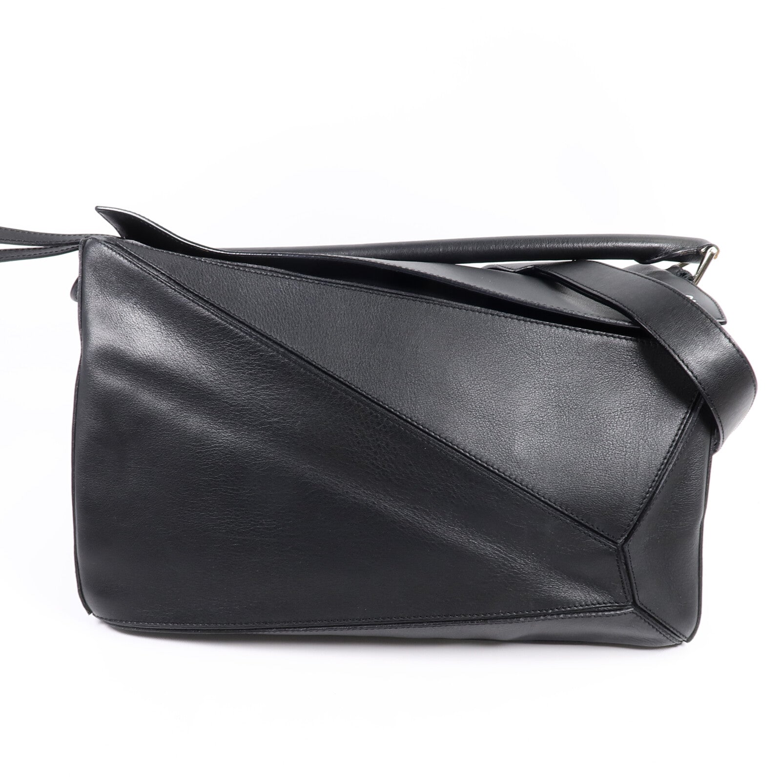 LOEWE 牛皮皮革Large Puzzle Edge Bag手挽肩背兩用袋