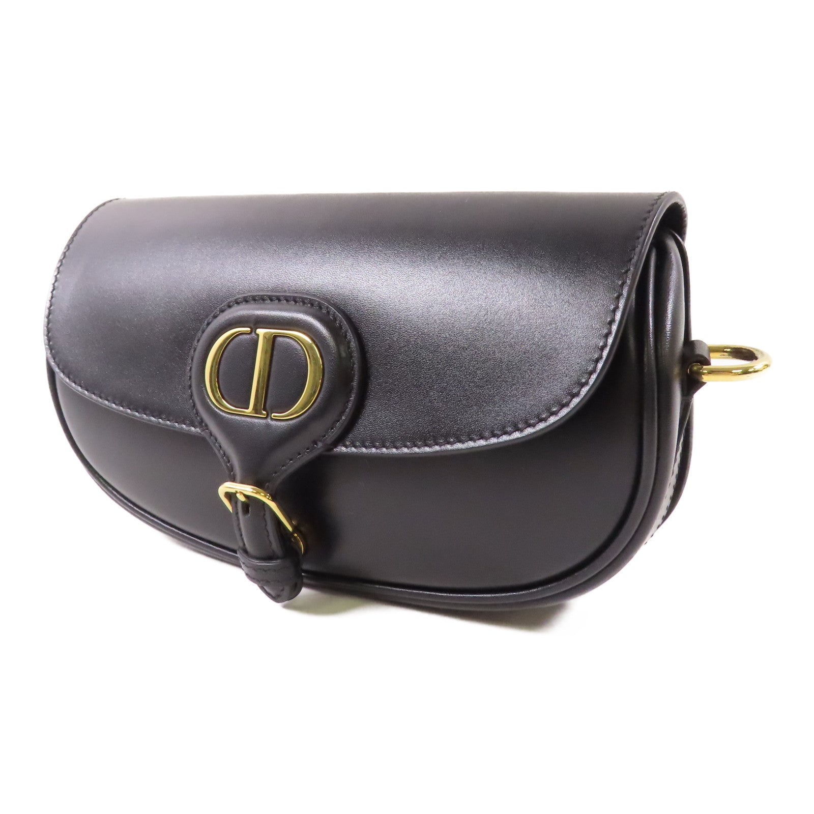 Dior 牛皮皮革Mini Bobby金扣肩背袋