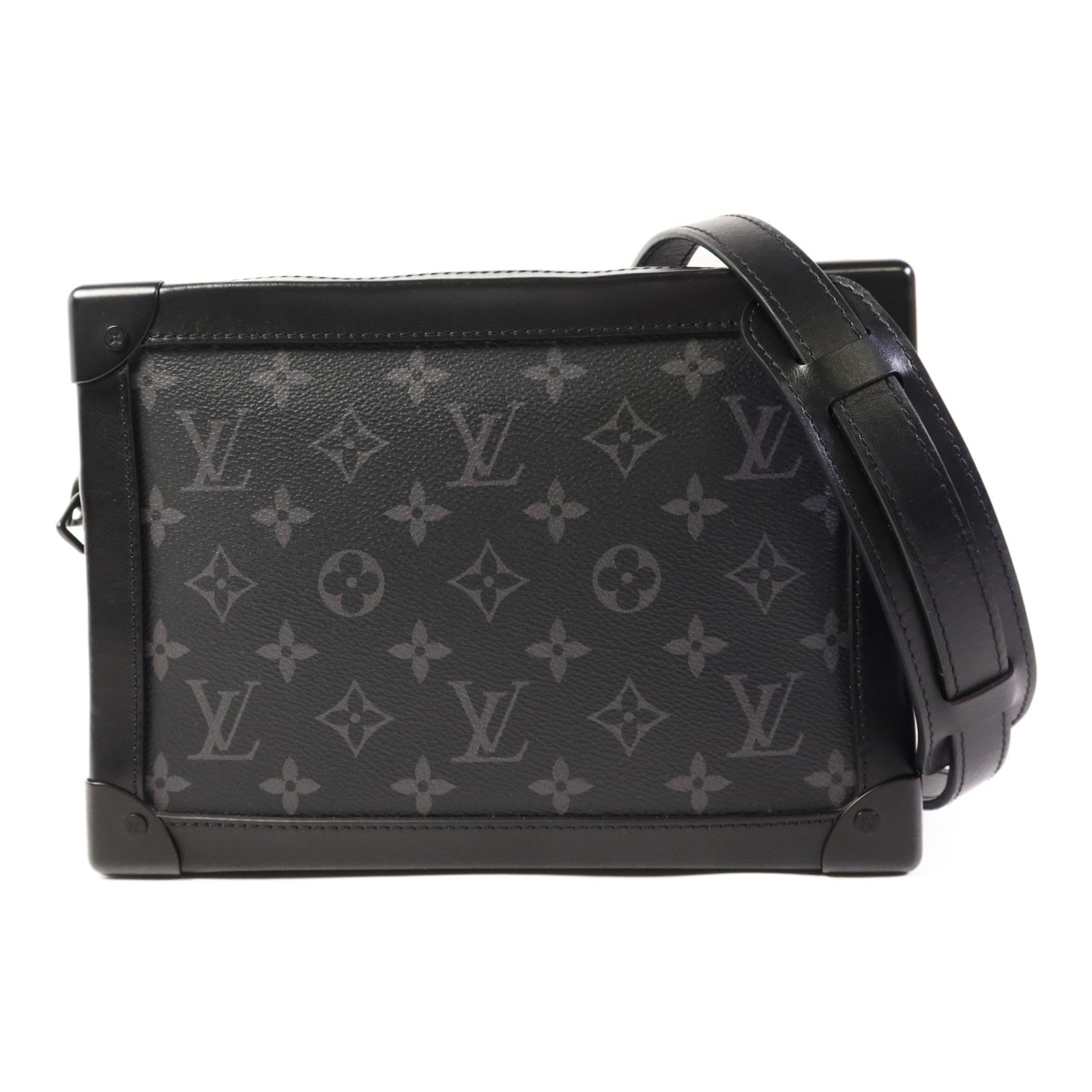 LOUIS VUITTON Monogram Eclipse Soft Trunk肩背袋