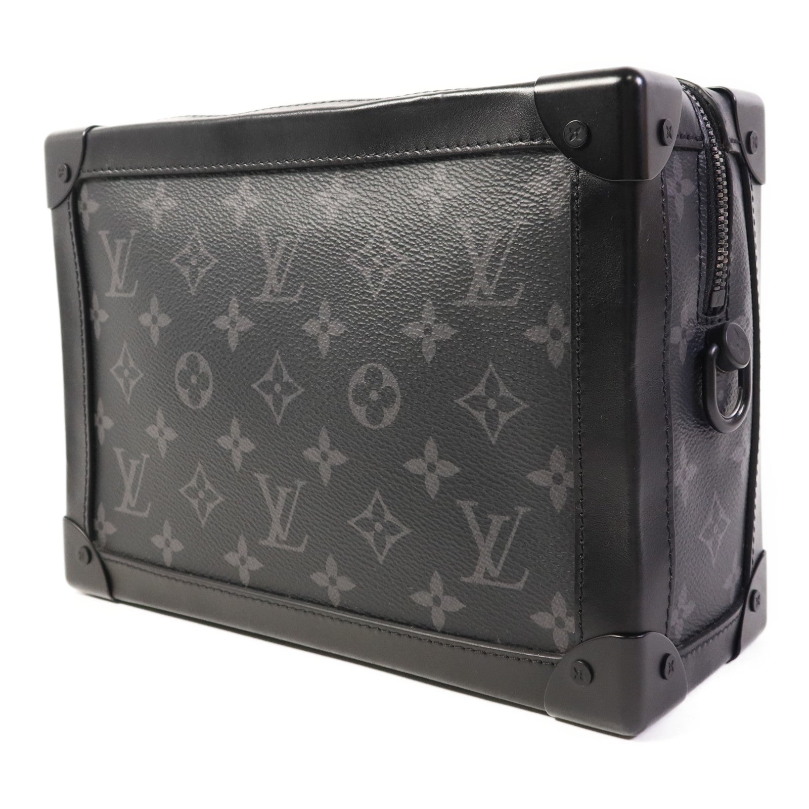 LOUIS VUITTON Monogram Eclipse Soft Trunk肩背袋